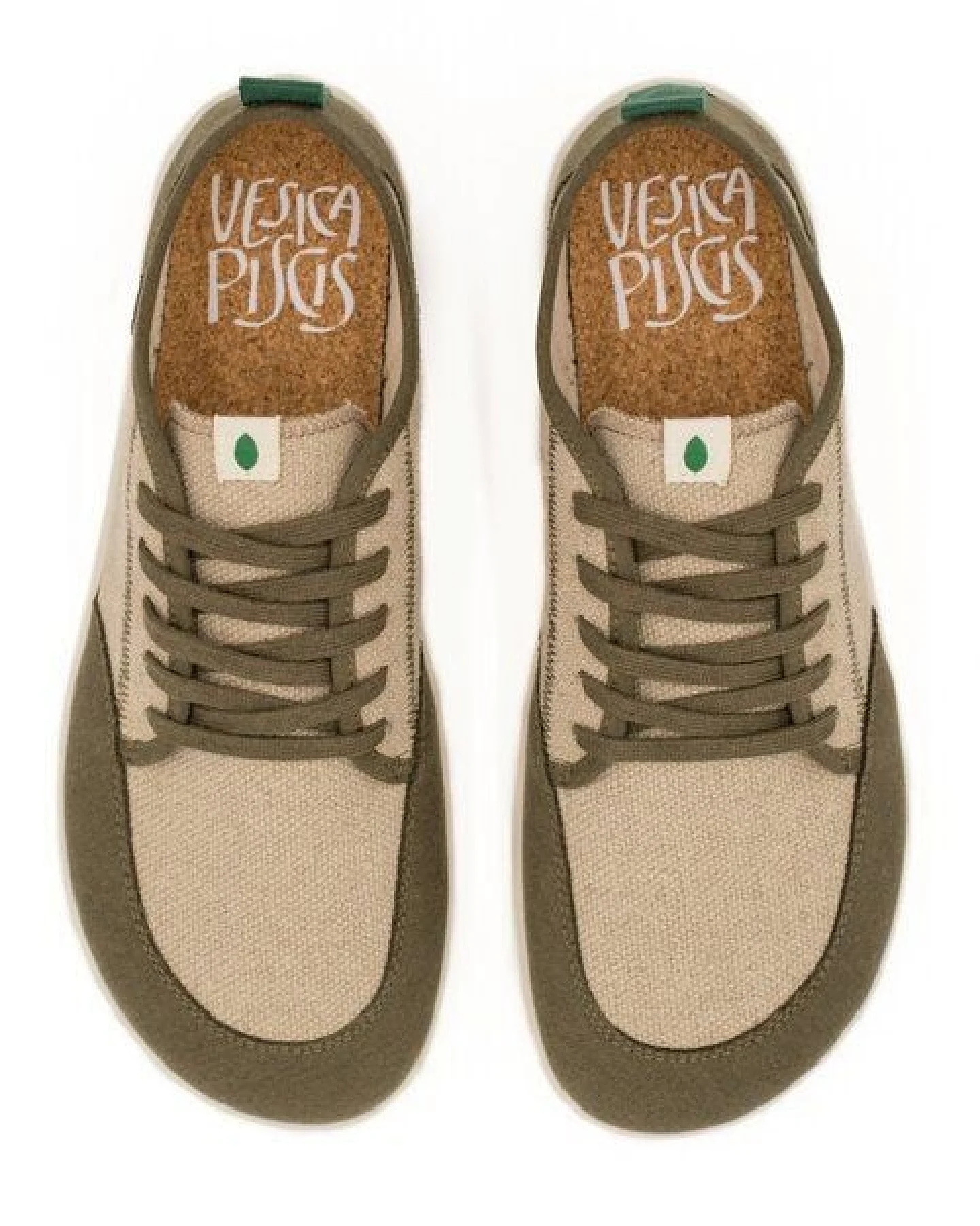 Vesica Piscis Footwear CLAXTON vegan barefoot khaki-natural linen – Ansicht 3
