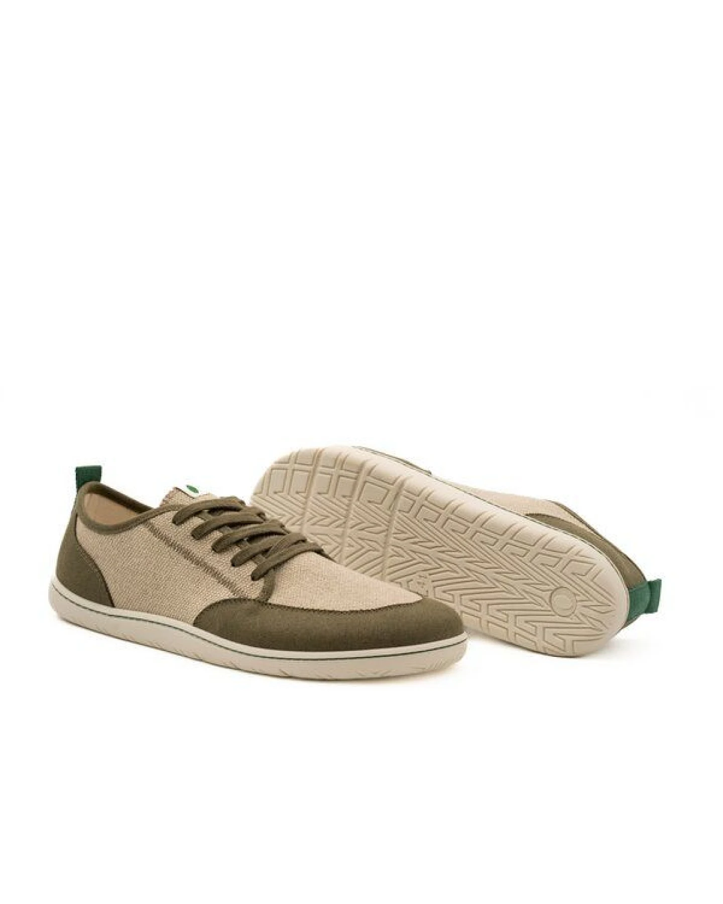 Vesica Piscis Footwear CLAXTON vegan barefoot khaki-natural linen – Ansicht 2