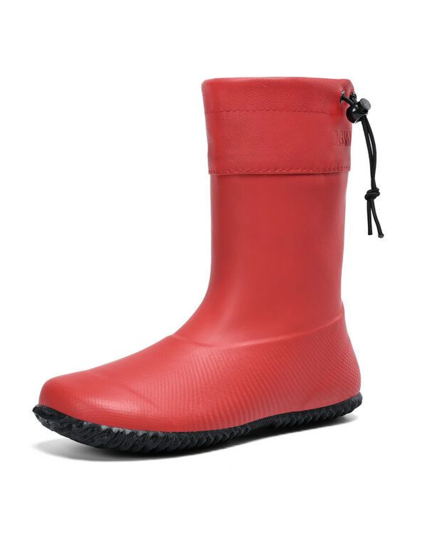 SAGUARO Gummistiefel Barfußschuhe vegan Winter Regen Stiefel Naturkautschuk gefüttert – Ansicht 2