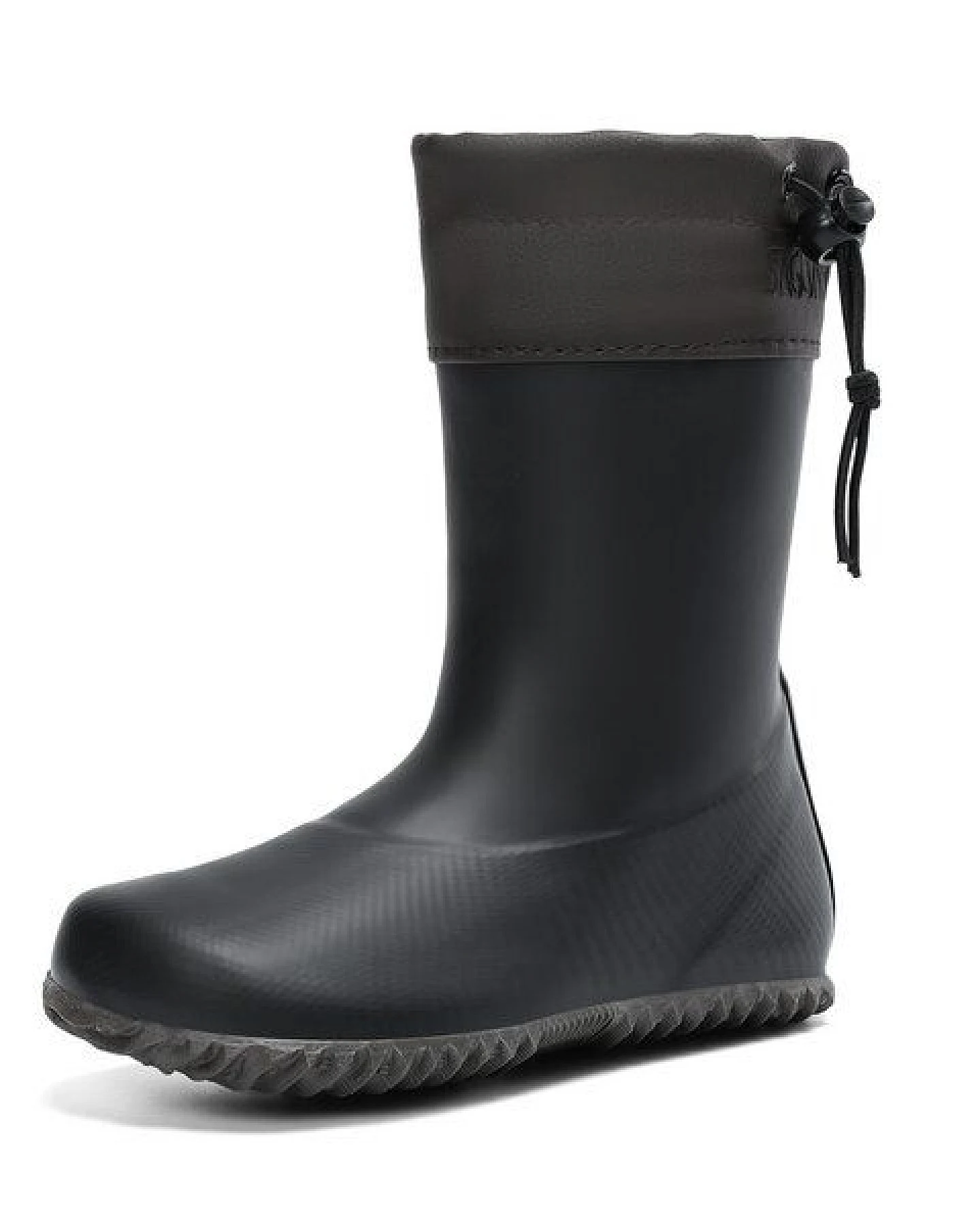 SAGUARO Gummistiefel Barfußschuhe vegan Winter Regen Stiefel Naturkautschuk gefüttert – Ansicht 2