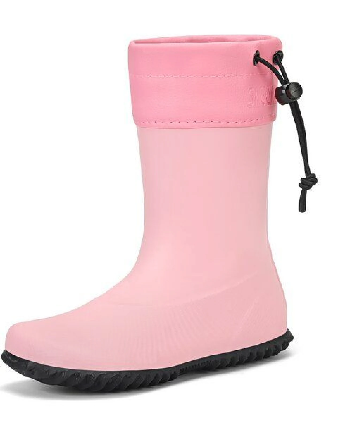 SAGUARO Gummistiefel Barfußschuhe vegan Winter Regen Stiefel Naturkautschuk gefüttert – Ansicht 2