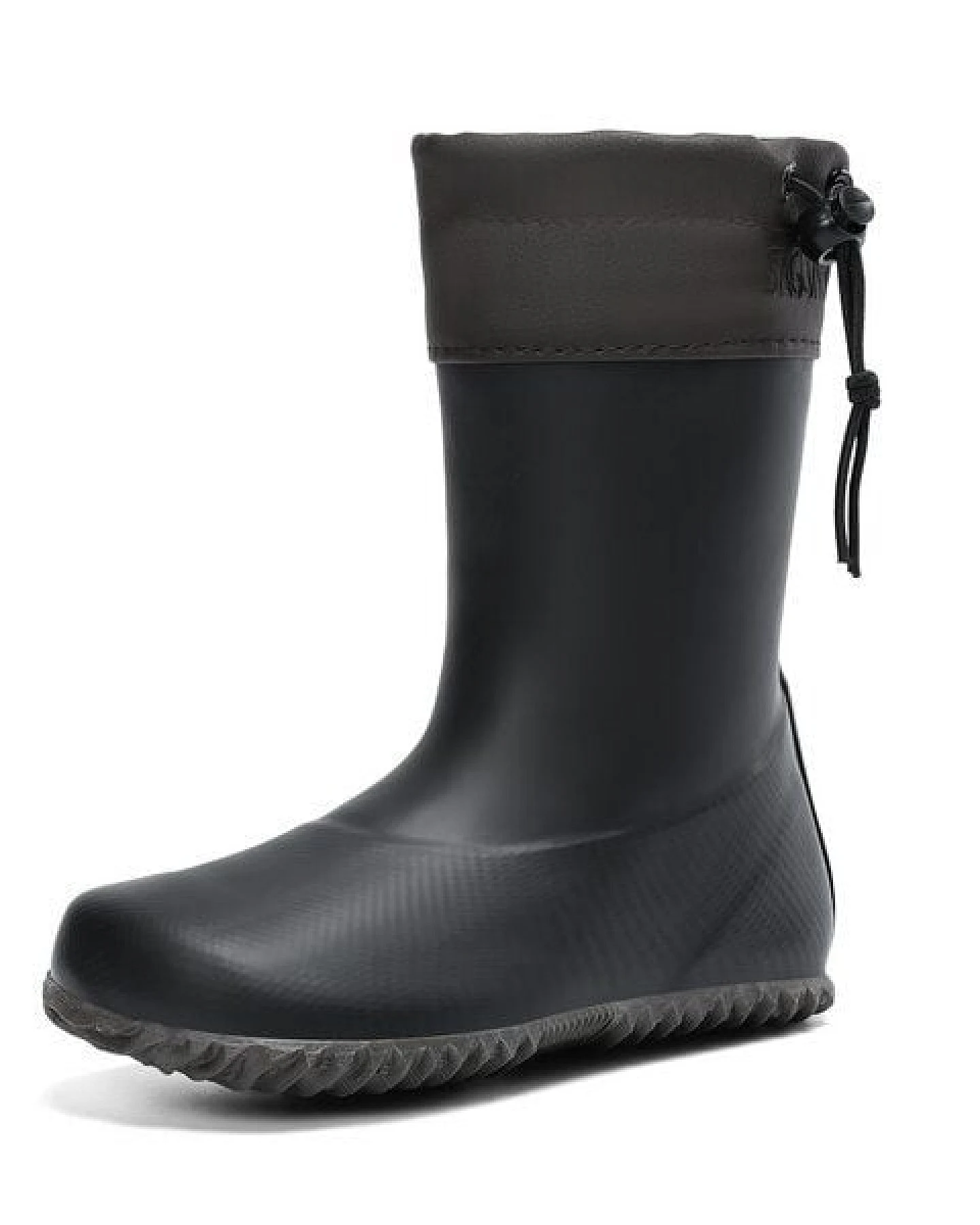 SAGUARO Gummistiefel Barfußschuhe vegan Winter Regen Stiefel Naturkautschuk gefüttert – Ansicht 2