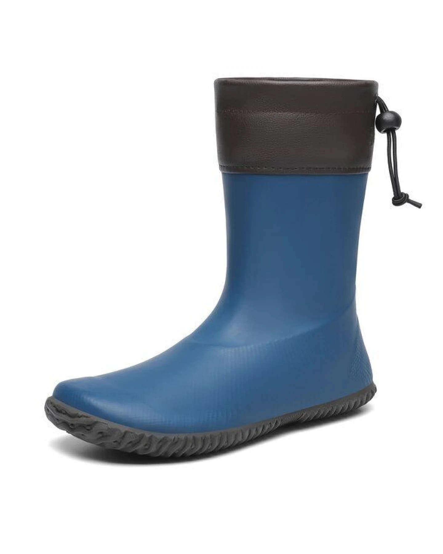 SAGUARO Gummistiefel Barfußschuhe vegan Winter Regen Stiefel Naturkautschuk gefüttert – Ansicht 2