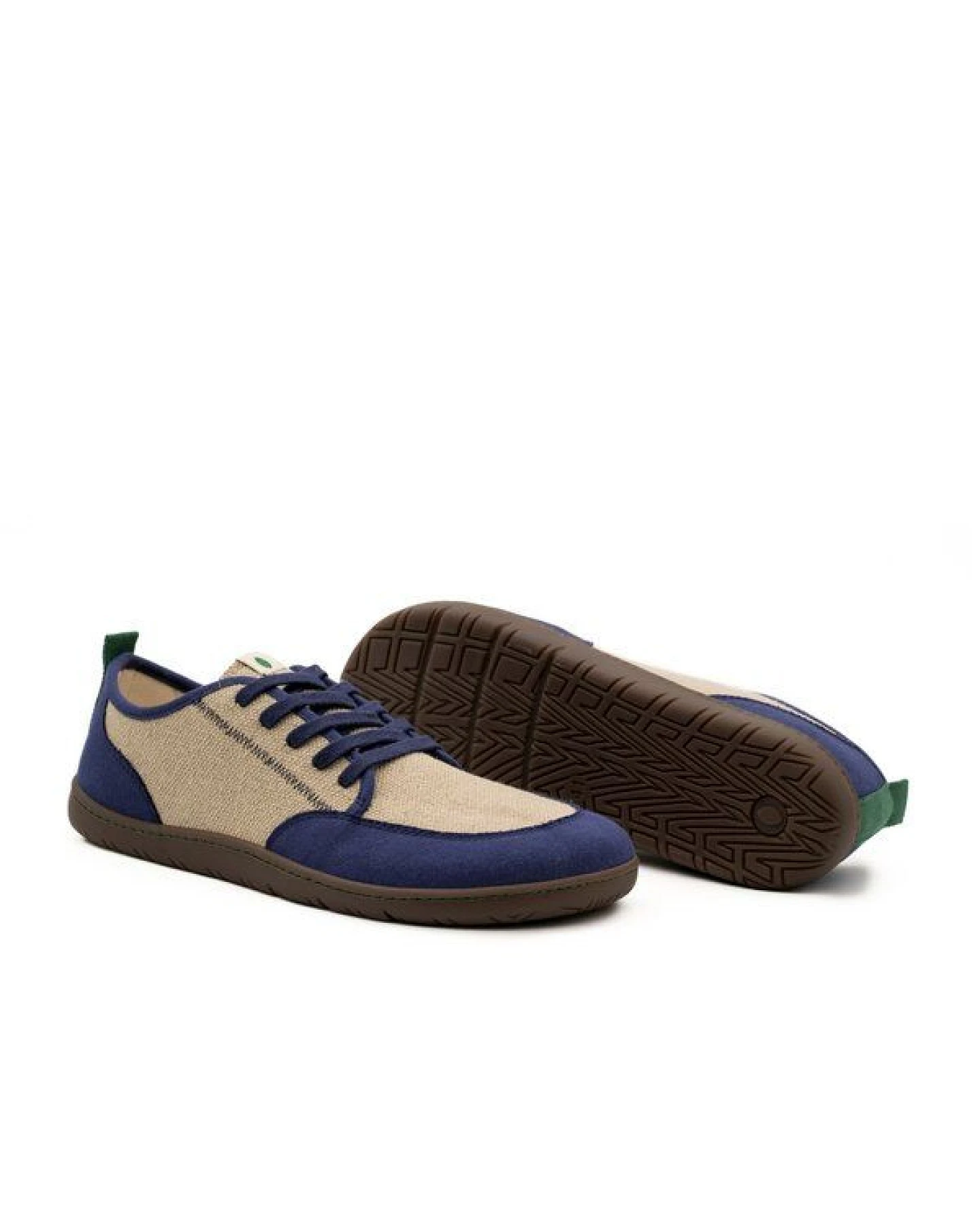 Vesica Piscis Footwear CLAXTON vegan barefoot marine-natural linen – Ansicht 2