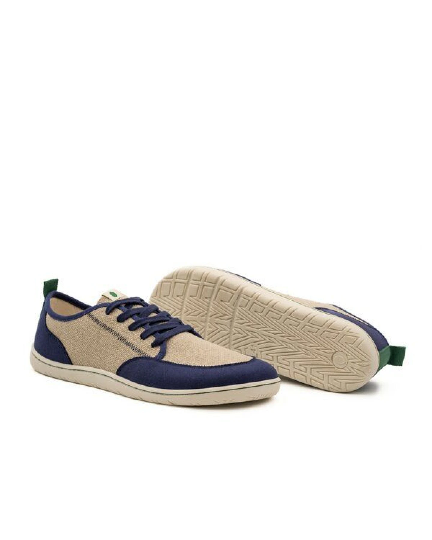 Vesica Piscis Footwear CLAXTON vegan barefoot marine-natural linen – Ansicht 2