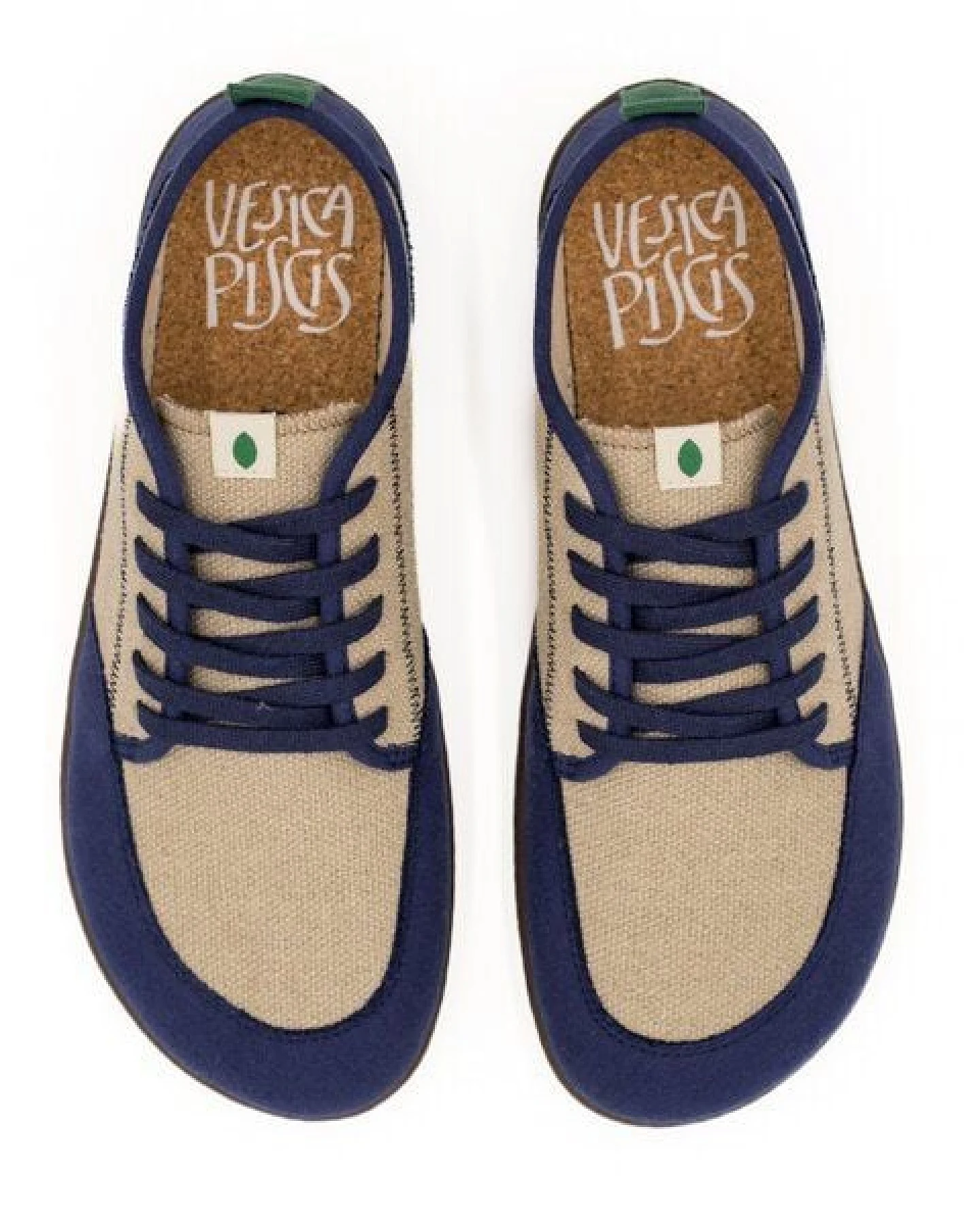 Vesica Piscis Footwear CLAXTON vegan barefoot marine-natural linen – Ansicht 3