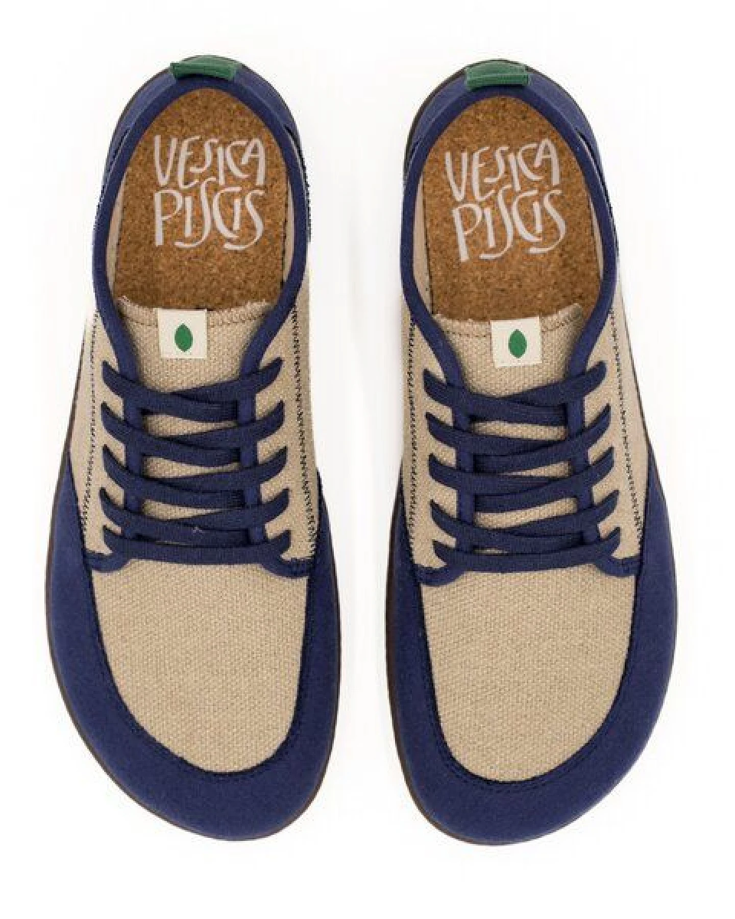 Vesica Piscis Footwear CLAXTON vegan barefoot marine-natural linen – Ansicht 3