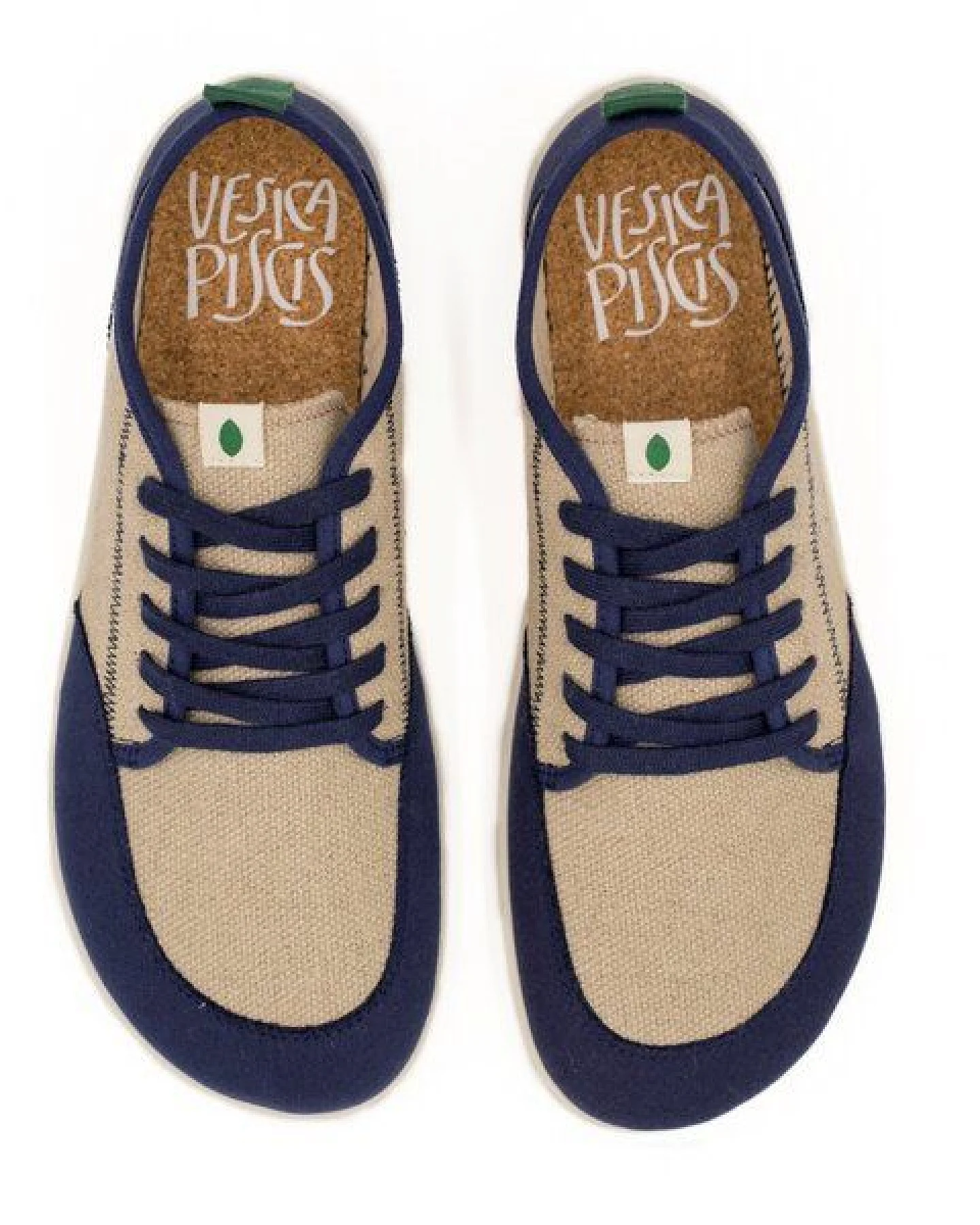 Vesica Piscis Footwear CLAXTON vegan barefoot marine-natural linen – Ansicht 3