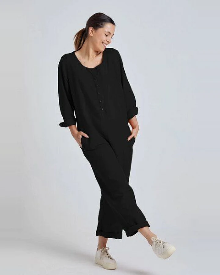 Flax and Loom Leinen Jumpsuit Modell: Clara