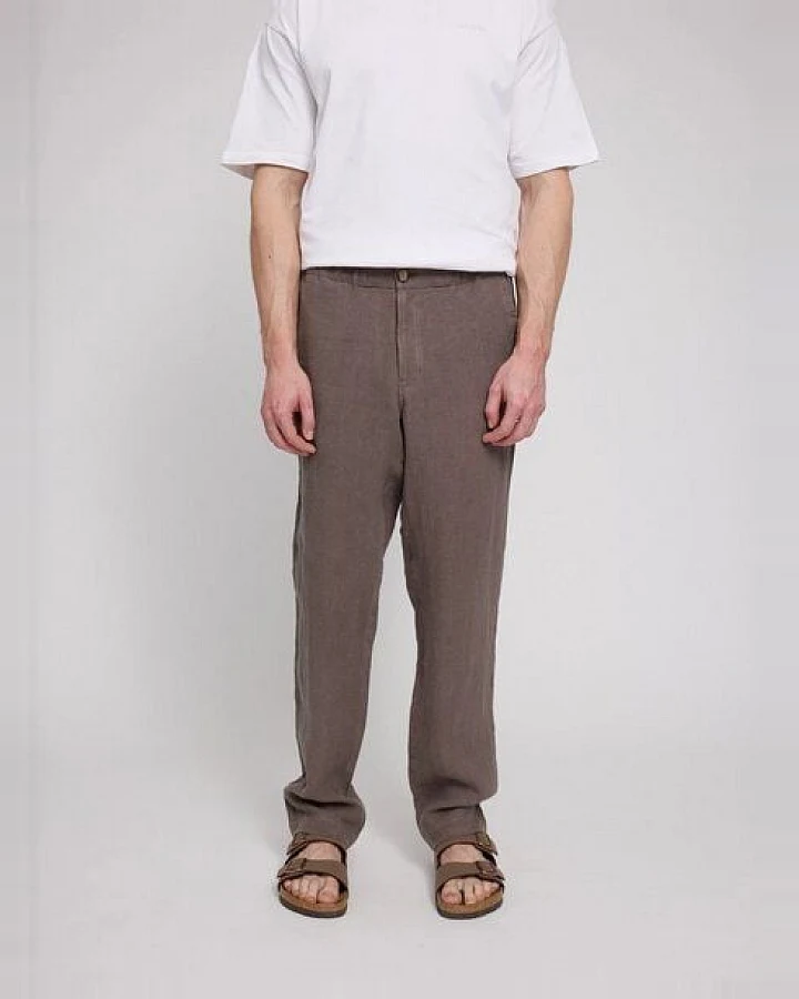 Mazine Hose - Regular Linen - aus Leinen
