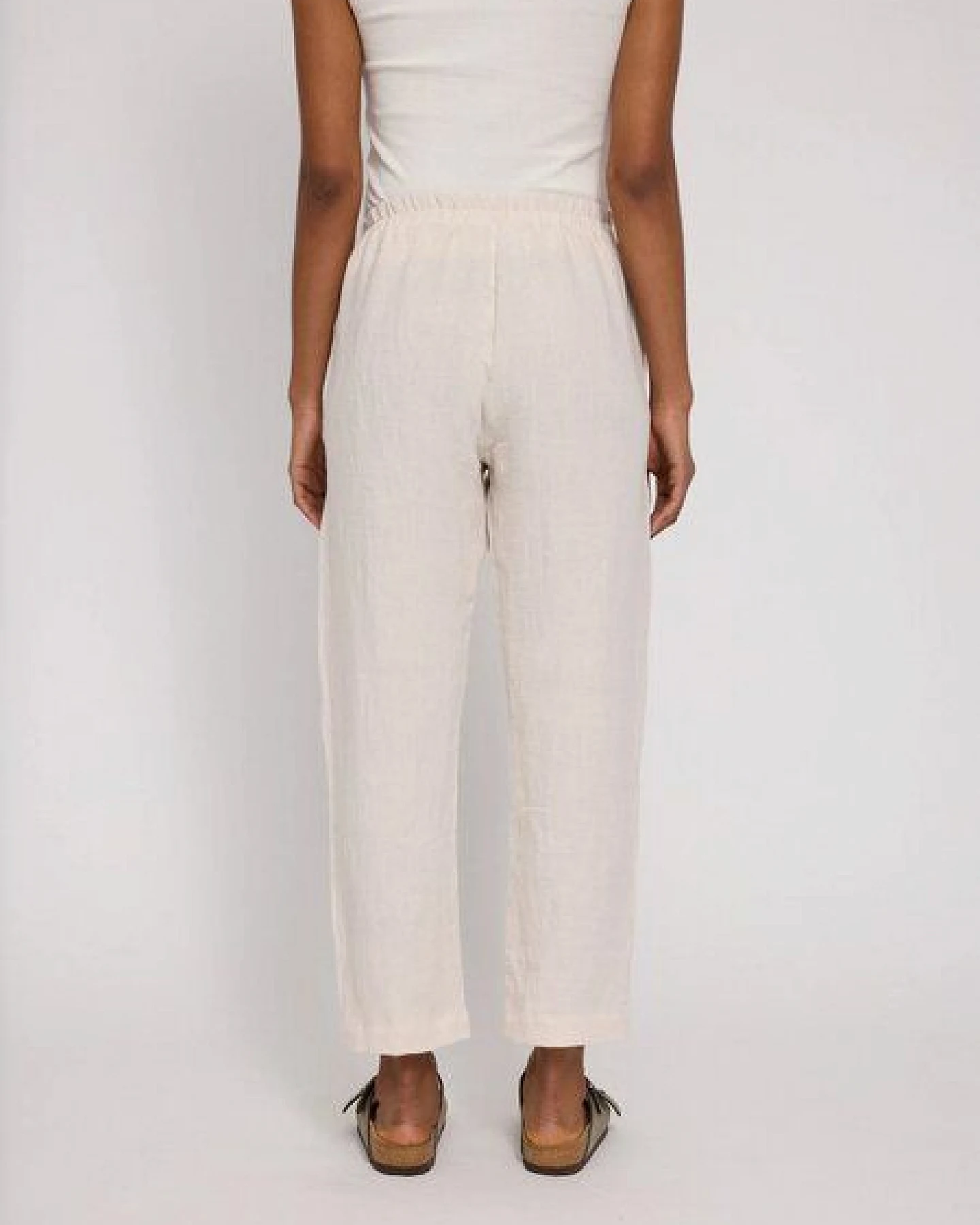 Mazine Hose - Straight Leg Linen Pants - aus 100% Leinen – Ansicht 2