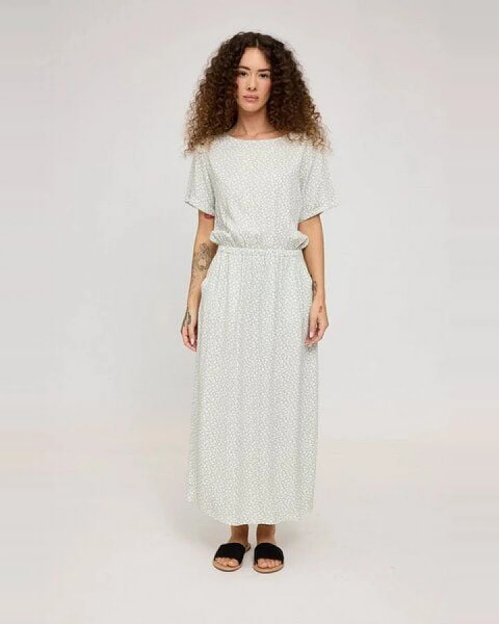 Mazine Kleid - Printed Midi - aus EcoVero