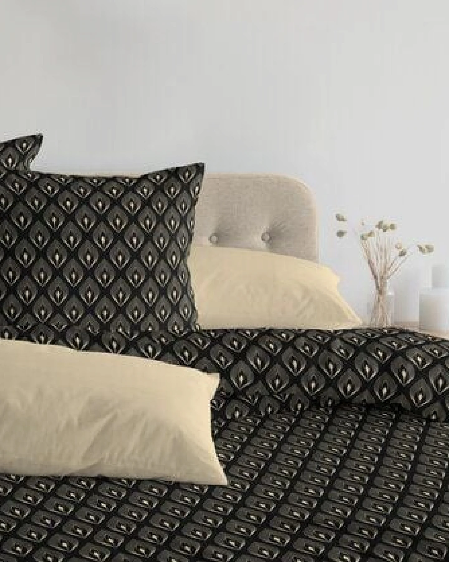 Nature by Adam Kissenhülle aus 100% Bio-Baumwolle - Made in Germany - Feathers – Ansicht 4