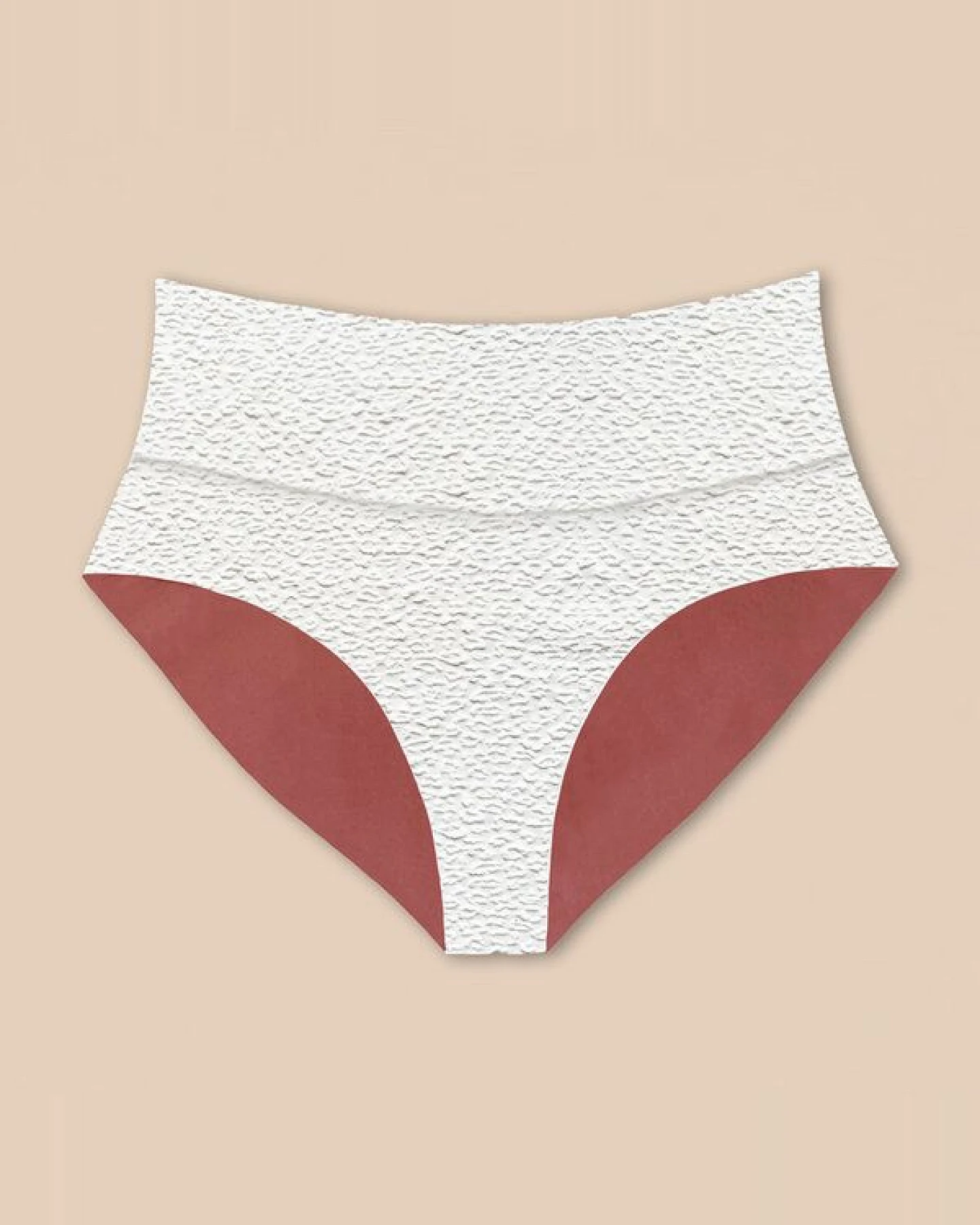 Woodlike Ocean Emee High Waist - wendebar white , rose brown, lila – Ansicht 4