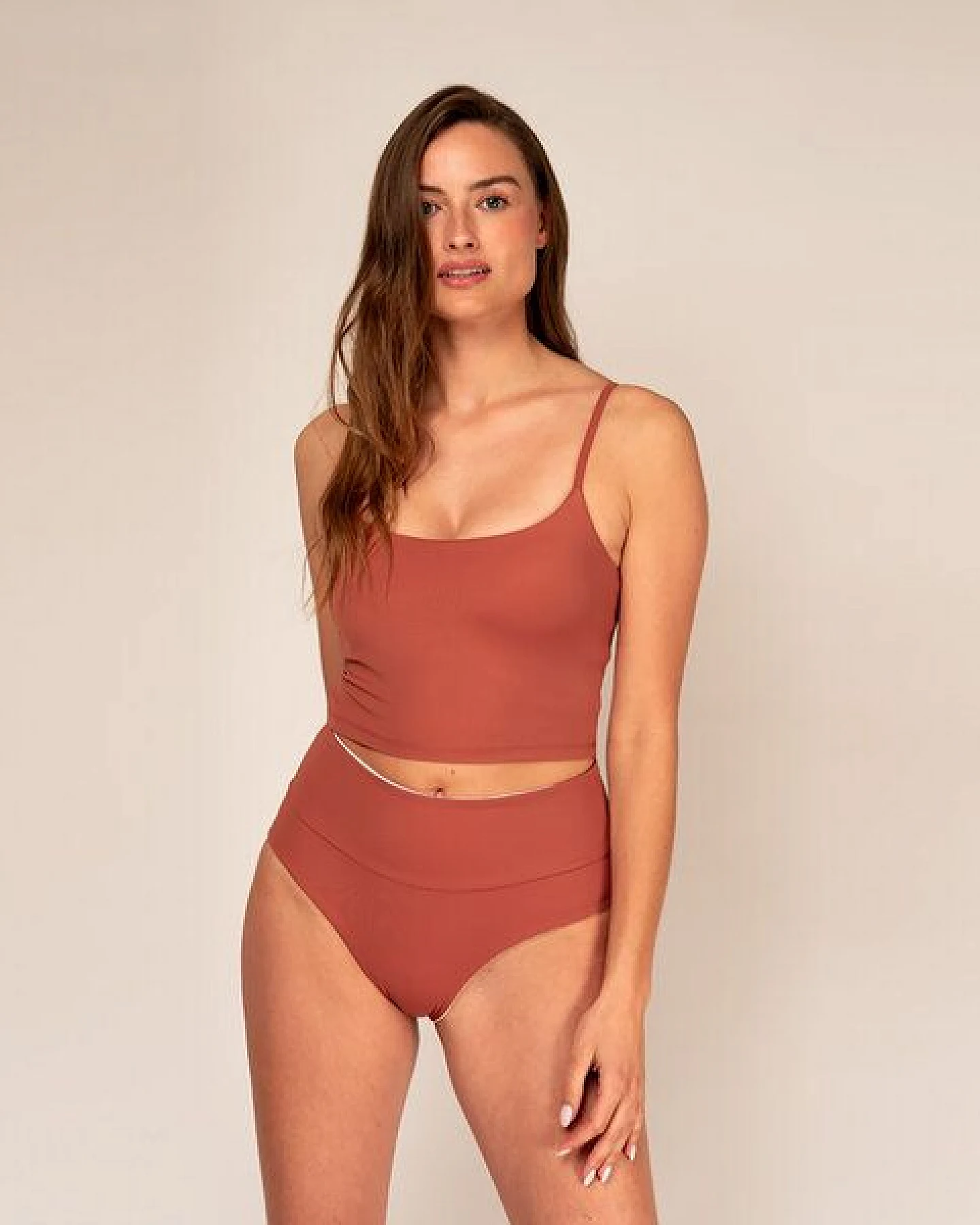 Woodlike Ocean Emee High Waist - wendebar white , rose brown, lila – Ansicht 2