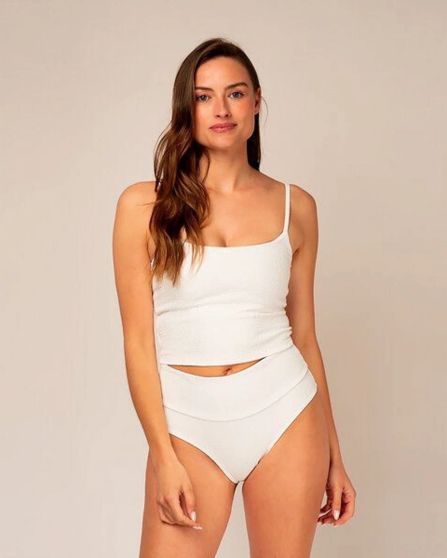 Woodlike Ocean Emee High Waist - wendebar white , rose brown, lila – Ansicht 2