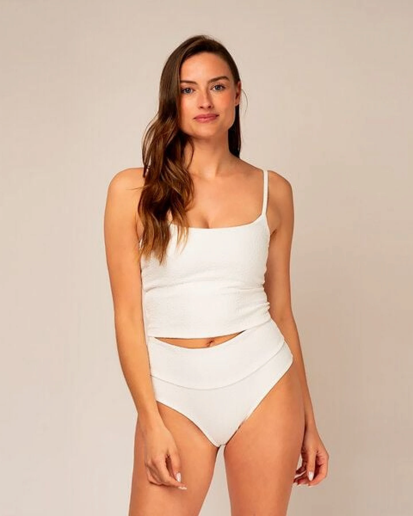 Woodlike Ocean Emee High Waist - wendebar white , rose brown, lila – Ansicht 3