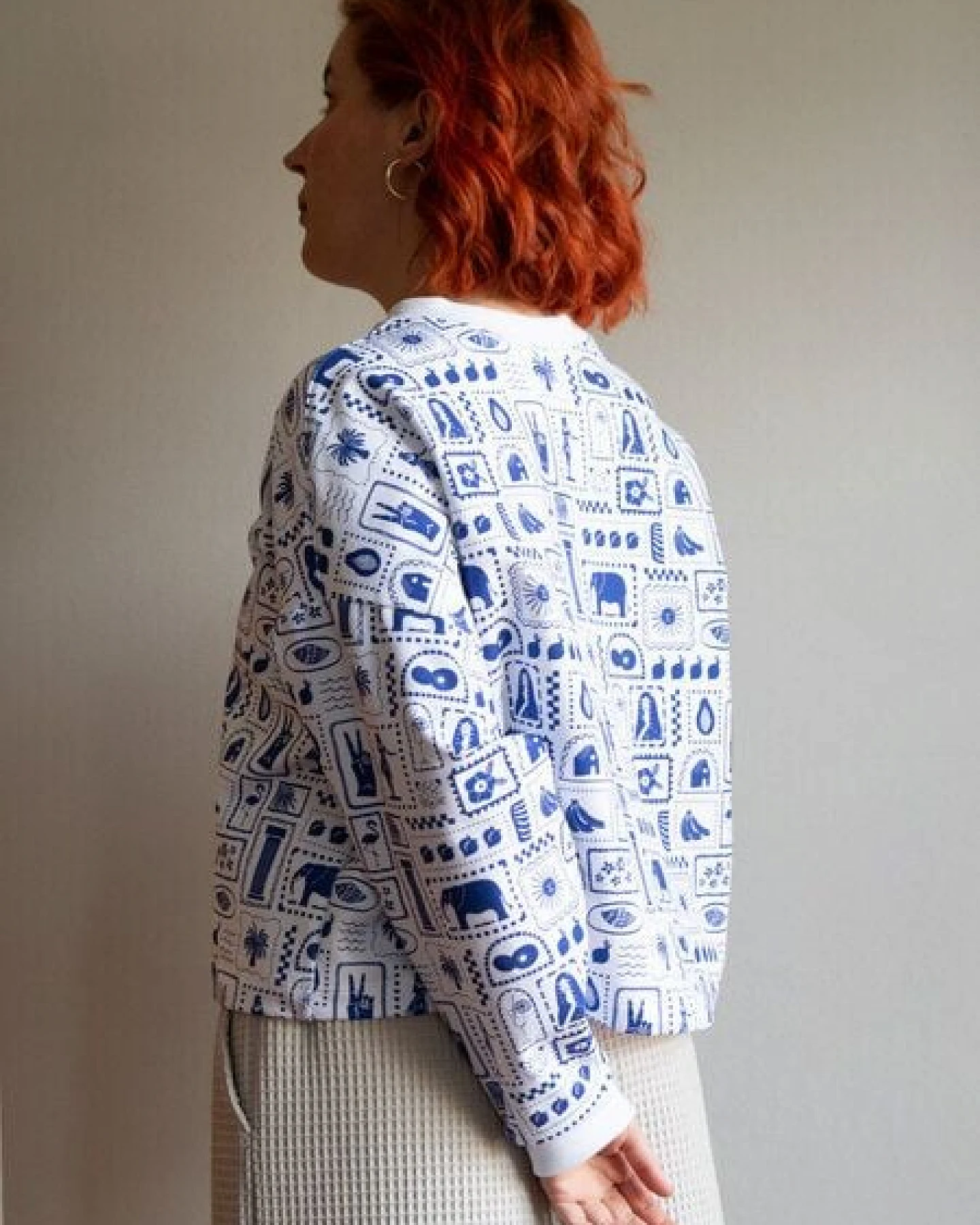 Ecostories Oversized Sweatshirt Postkarte – Ansicht 3