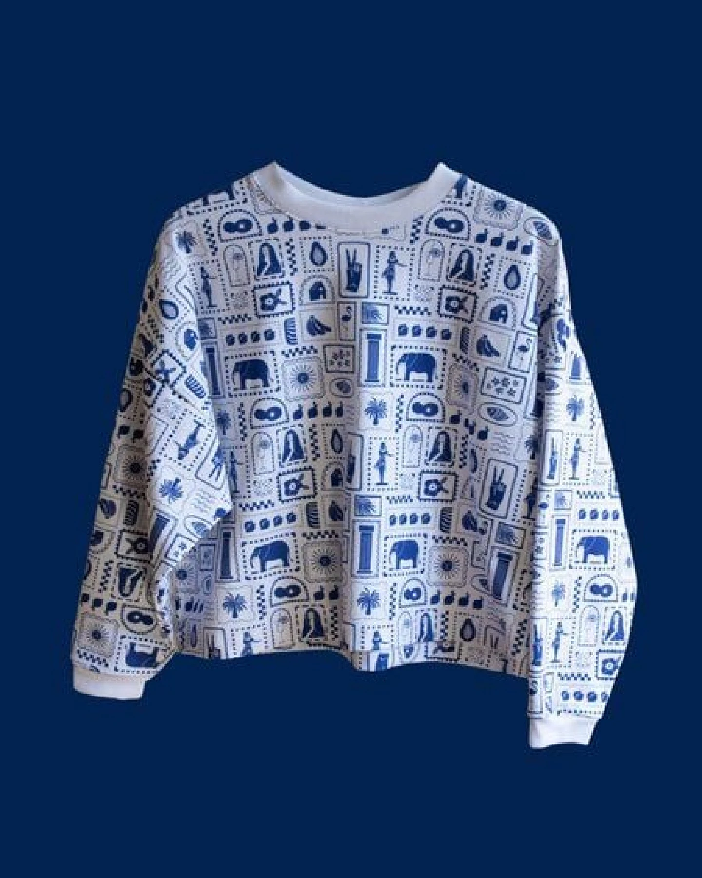 Ecostories Oversized Sweatshirt Postkarte – Ansicht 4