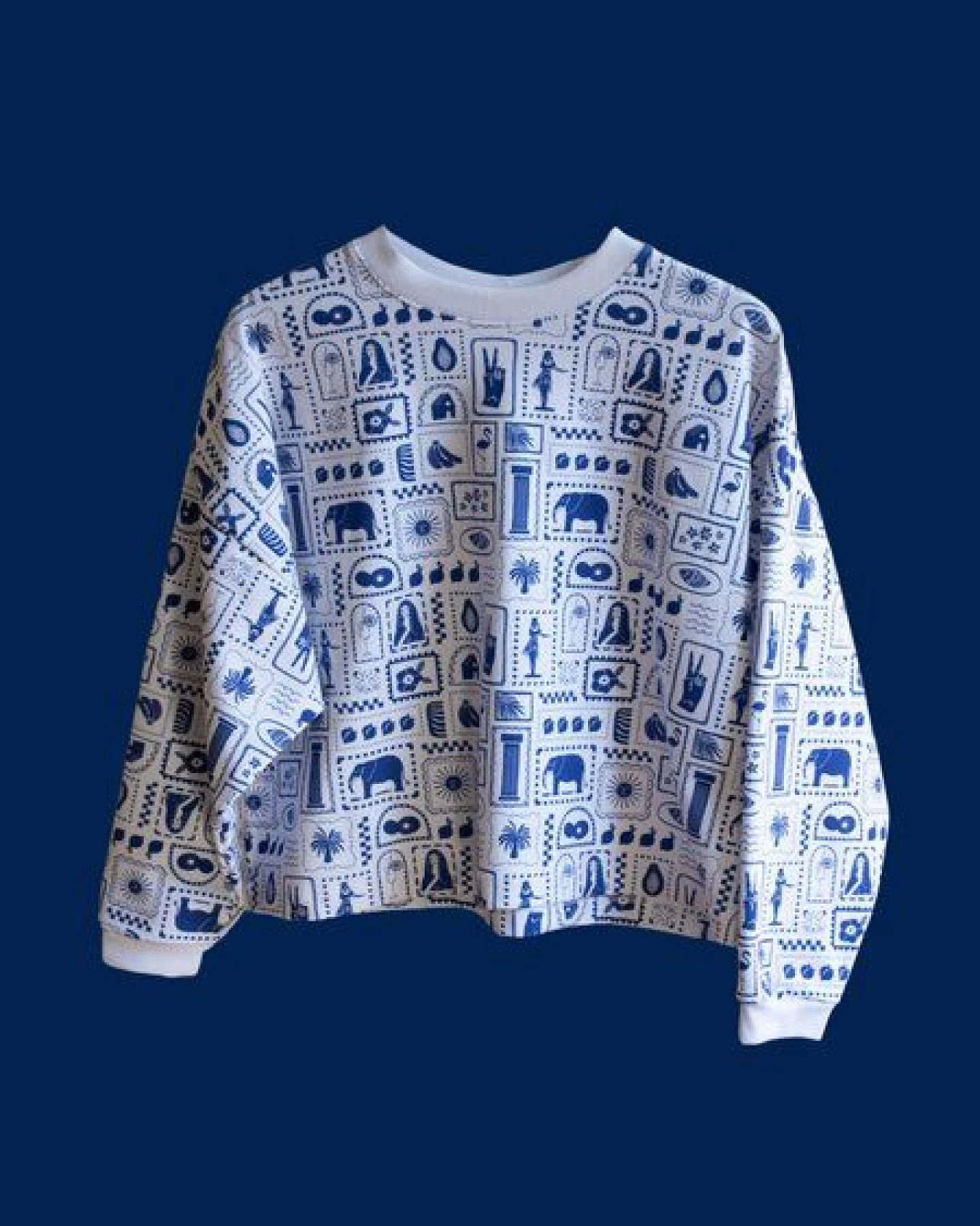 Ecostories Oversized Sweatshirt Postkarte – Ansicht 4