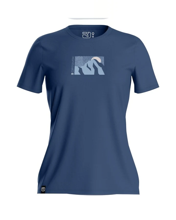 Ortovox - Women's 120 Cool Tec Mountain Sun T-Shirt - Merinoshirt Gr XS blau