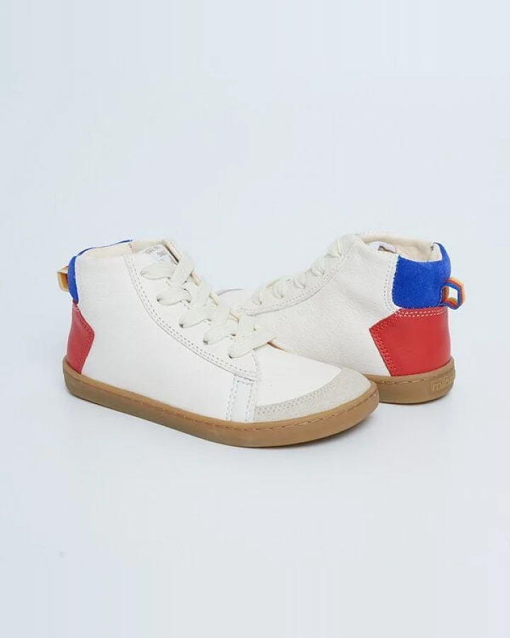 Mikusasa Barfußsneaker Soto Schnürschuh Off-white für Kinder Barfußschuh