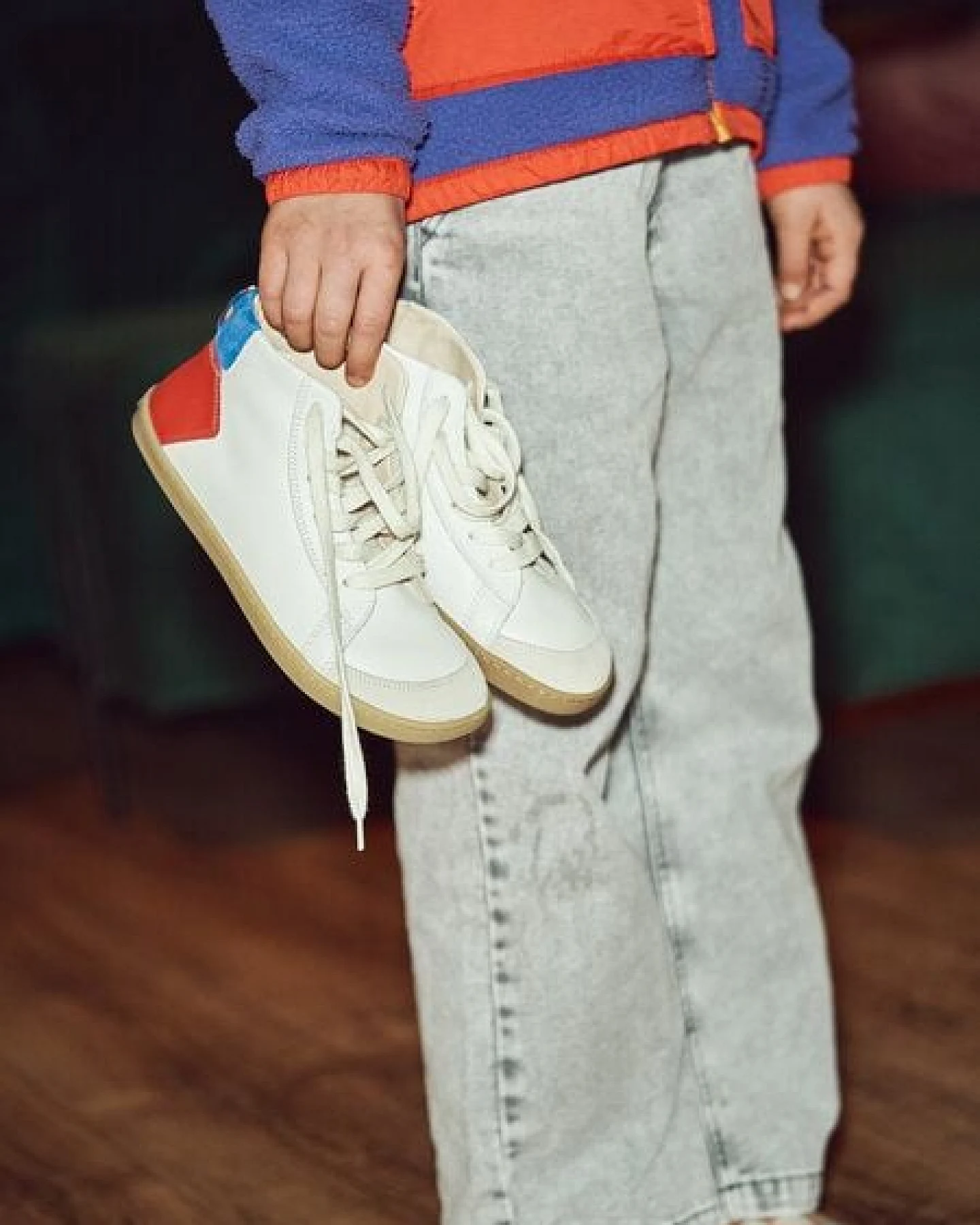 Mikusasa Barfußsneaker Soto Schnürschuh Off-white für Kinder Barfußschuh – Ansicht 2