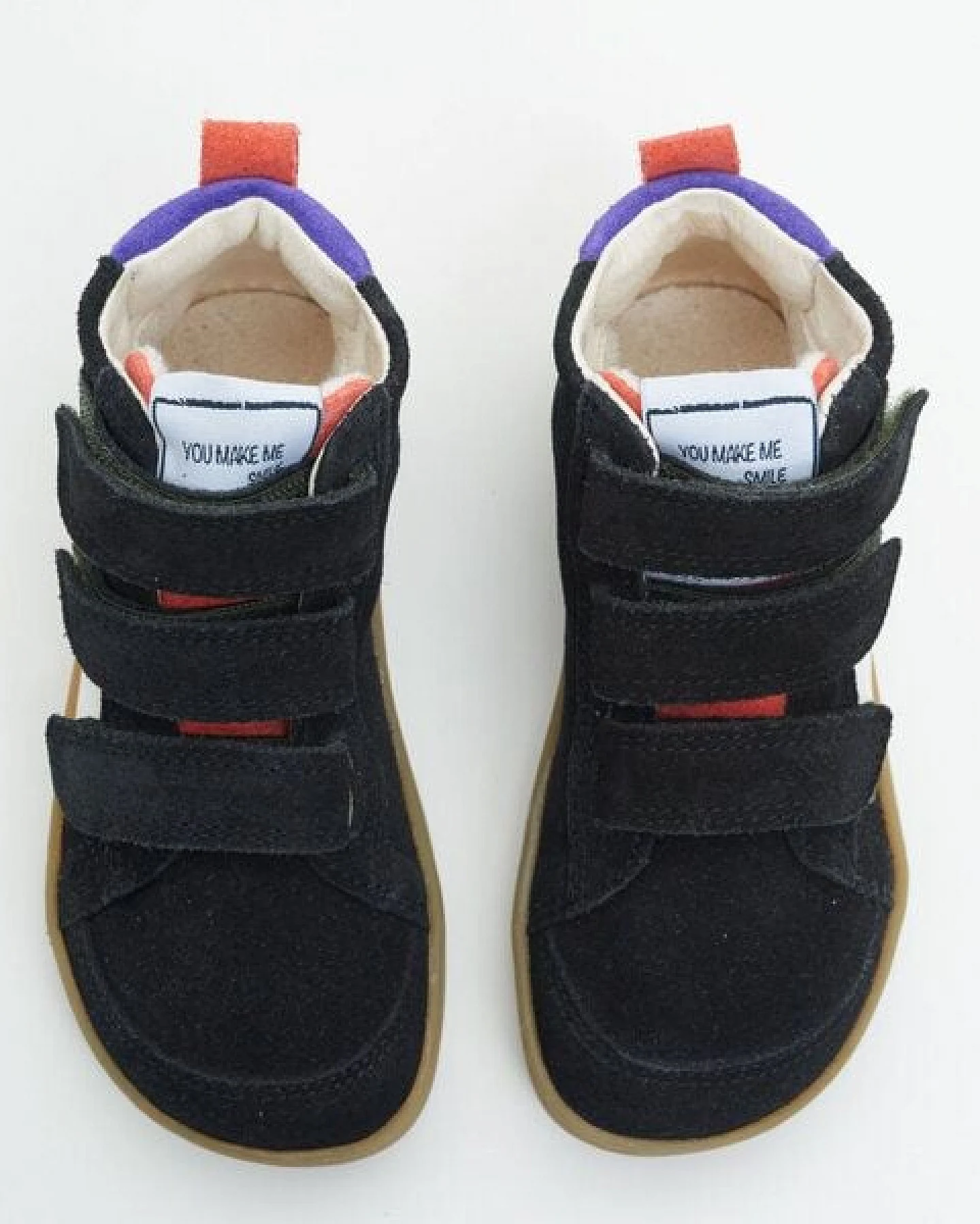Mikusasa Barfußsneaker Sana mit Klettverschluß für Kinder Barfußschuh – Ansicht 2
