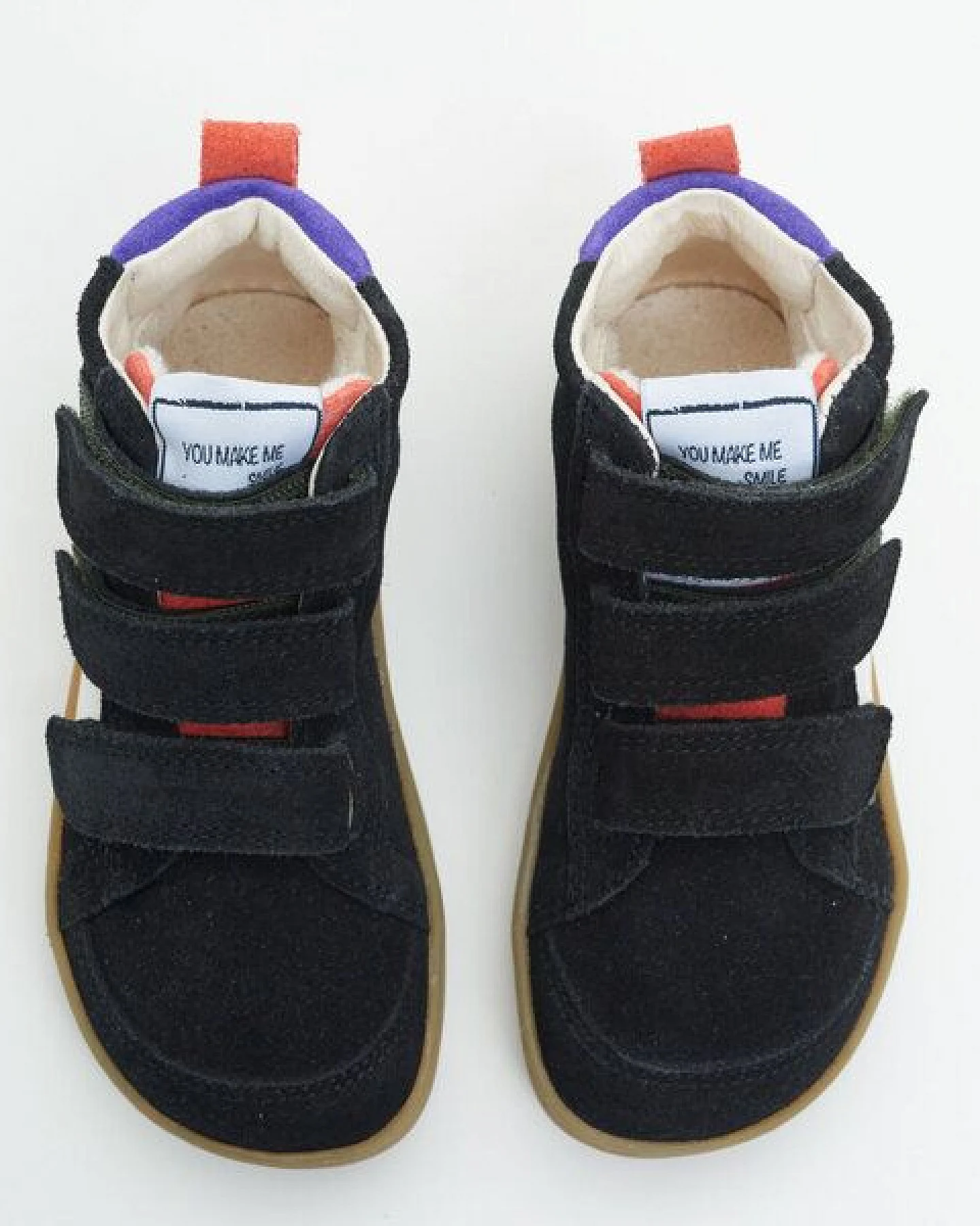Mikusasa Barfußsneaker Sana mit Klettverschluß für Kinder Barfußschuh – Ansicht 2