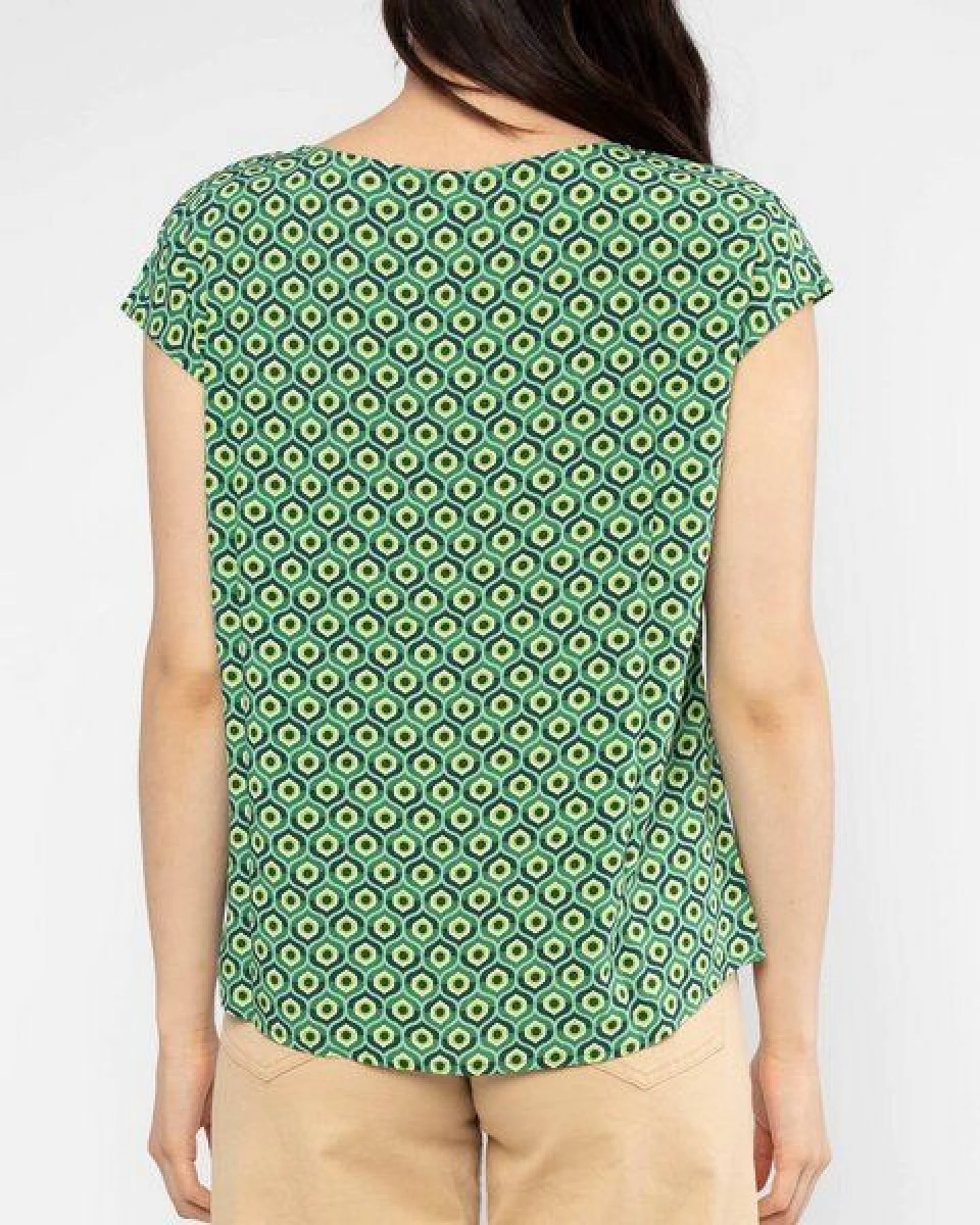 Blutsgeschwister Bluse Liberty Maniac - Leaf Of Love Shanti – Ansicht 2