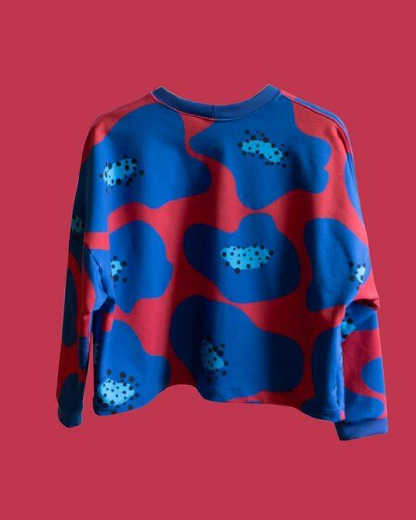 Ecostories Oversized Sweatshirt Mohnfeld – Ansicht 4