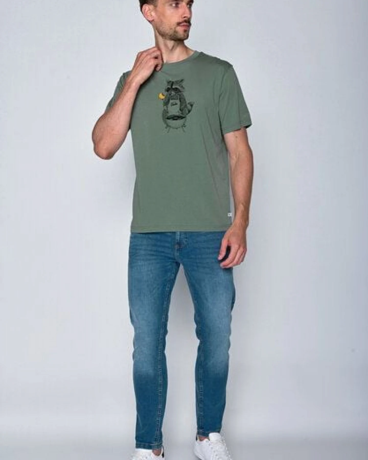 GREENBOMB Print T-Shirt Animal BBQ Fusion – Ansicht 4