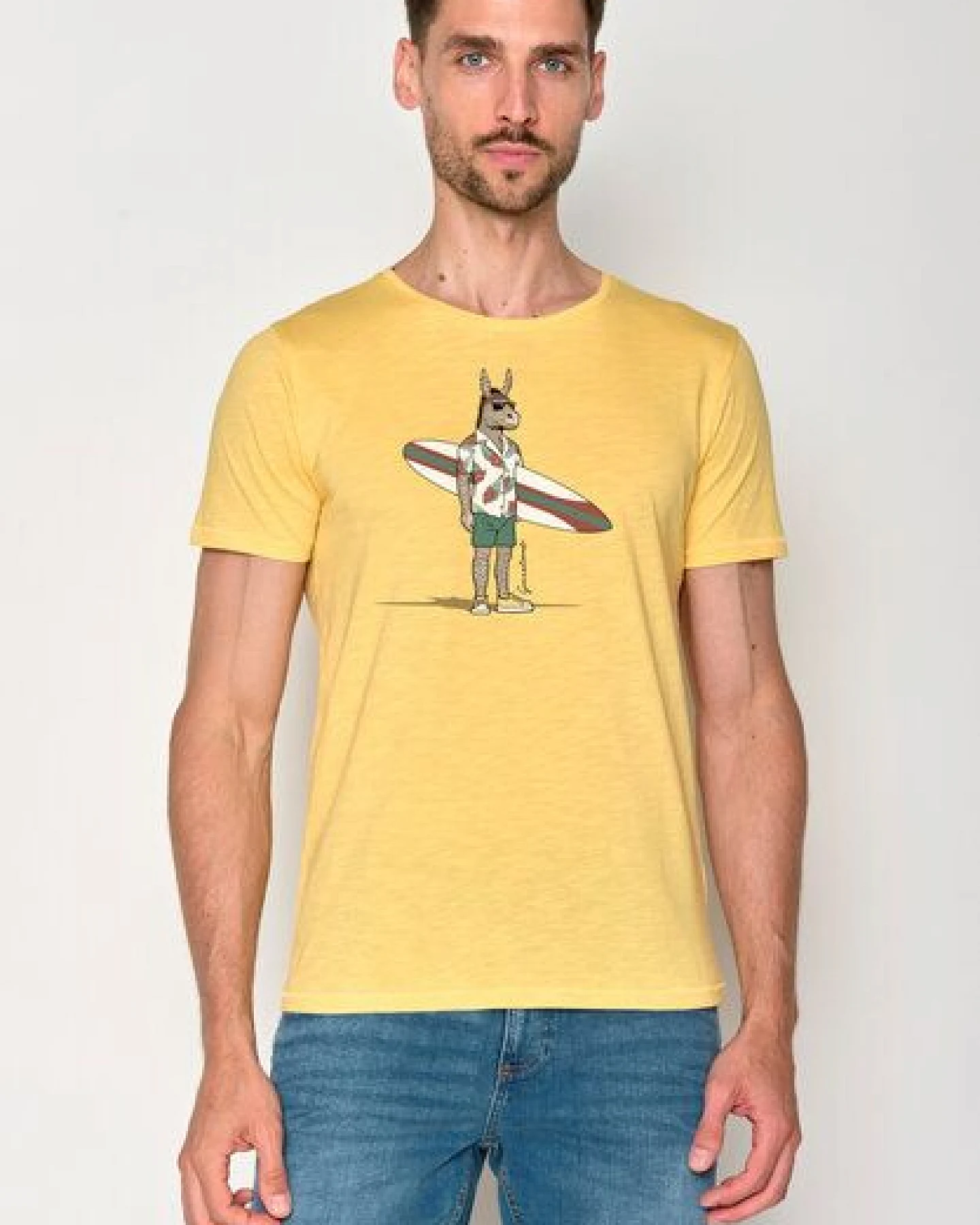 GREENBOMB Print T-Shirt Animal Donkey Surf Spice – Ansicht 2