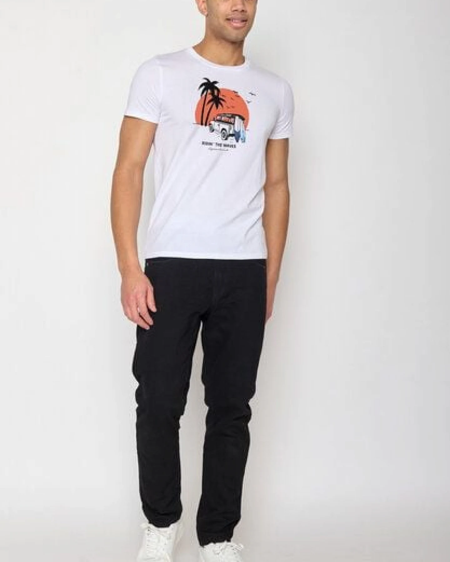 GREENBOMB Print T-Shirt Nature Car Surf Guide – Ansicht 4
