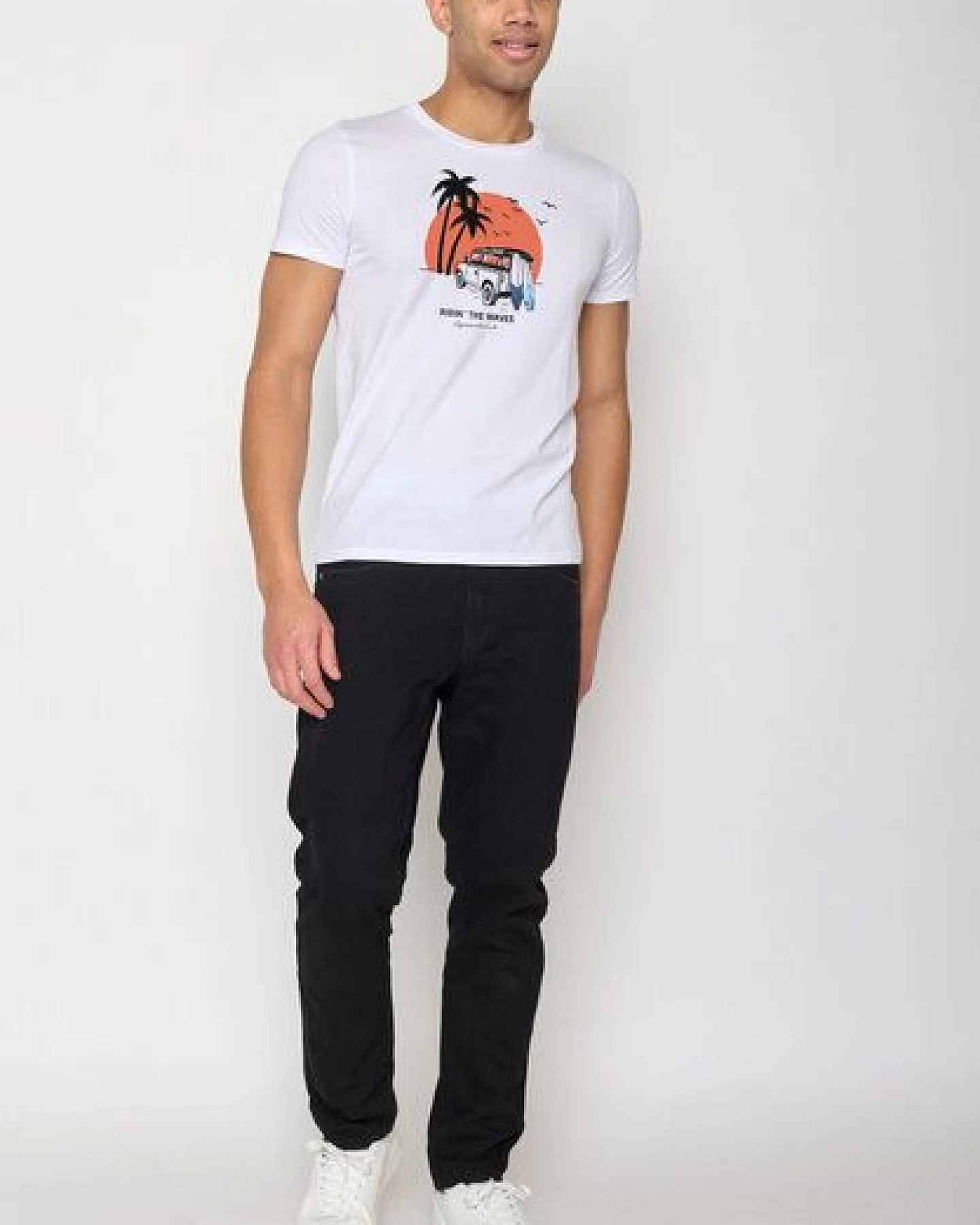 GREENBOMB Print T-Shirt Nature Car Surf Guide – Ansicht 4