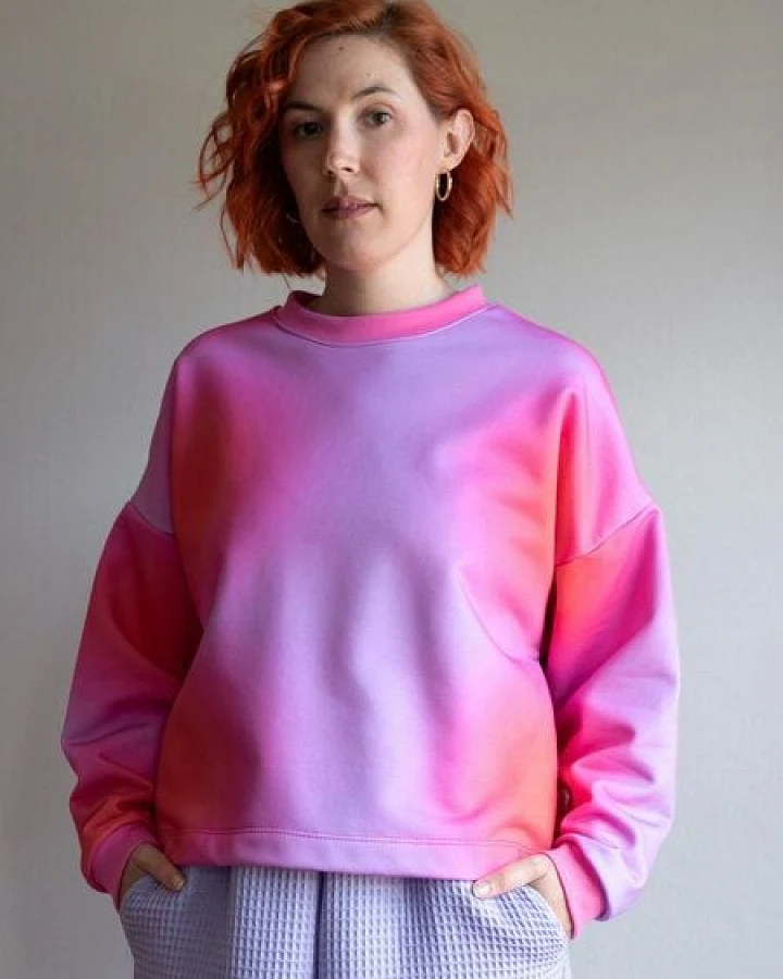 Ecostories Oversized Sweatshirt Glow