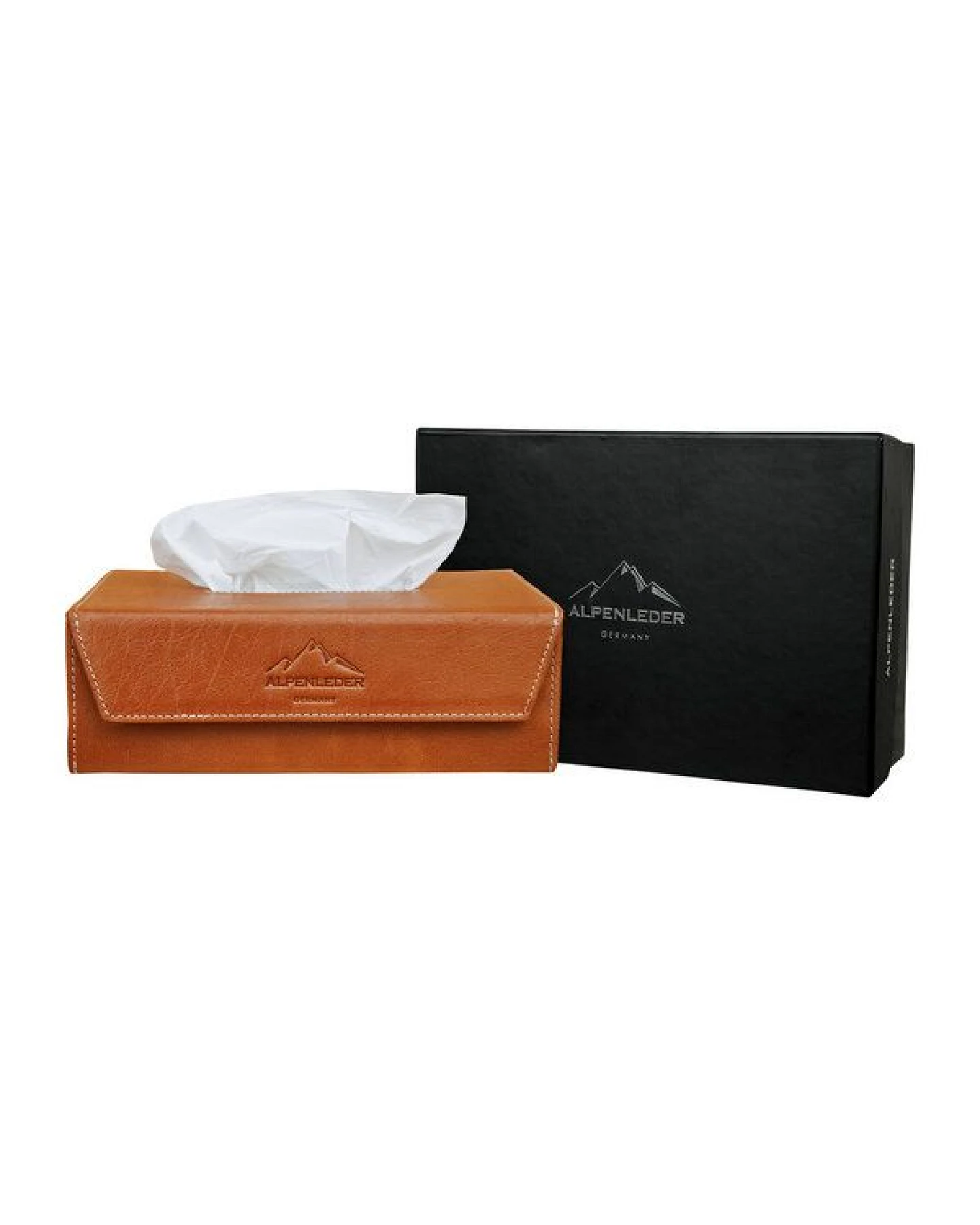Alpenleder Taschentuchbox KISTERL – Ansicht 2