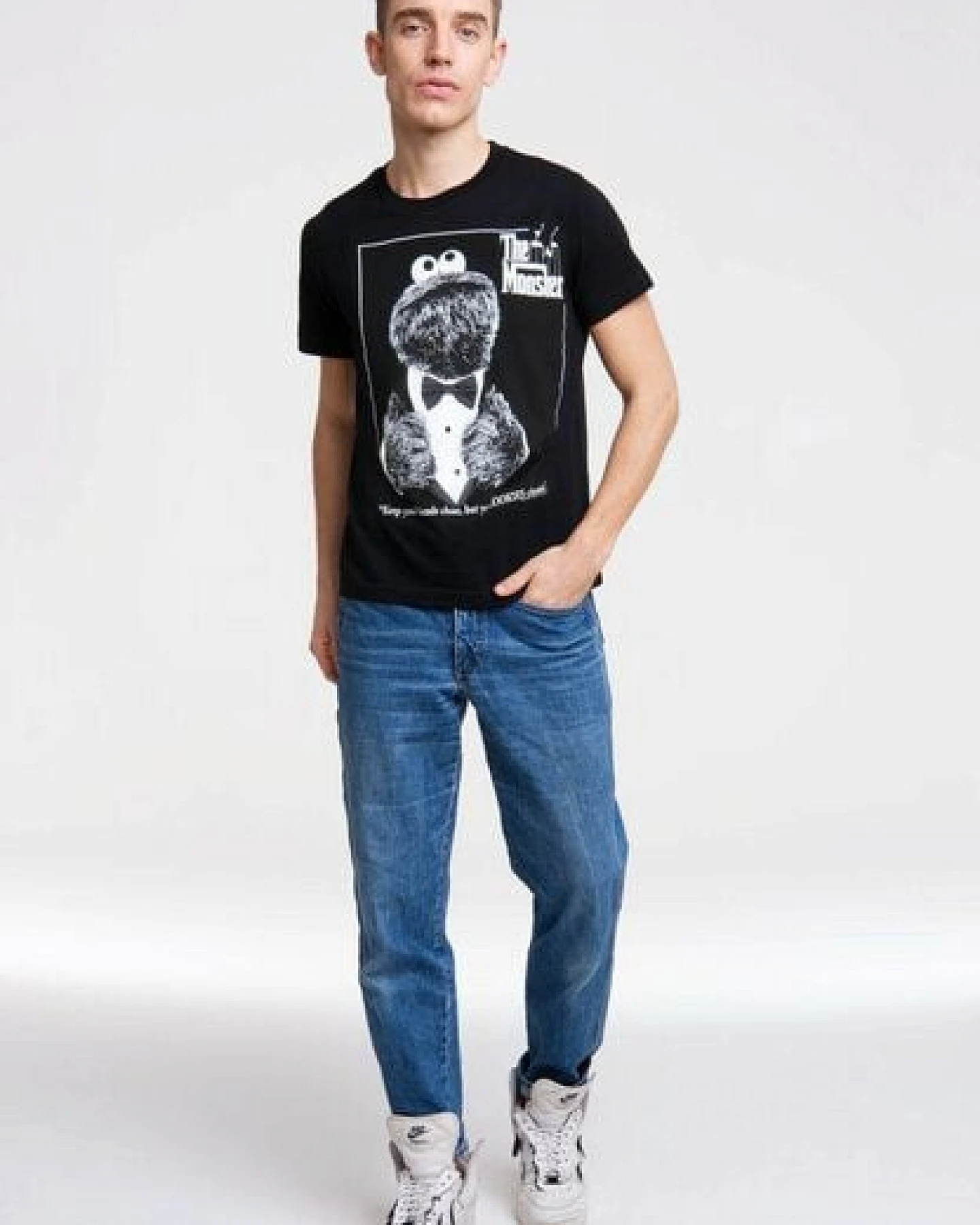 LOGOSH!RT Logoshirt® Sesamstrasse I Krümelmonster I Der Pate I The Monster I Organic T-Shirt Print – Ansicht 2