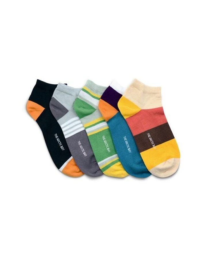 The Arctic Bay Bio-Baumwoll-Knöchelsocken 5er Pack – Sakura Edition – Weich, Atmungsaktiv & Bequem – Nachhaltig in der EU gefertigt