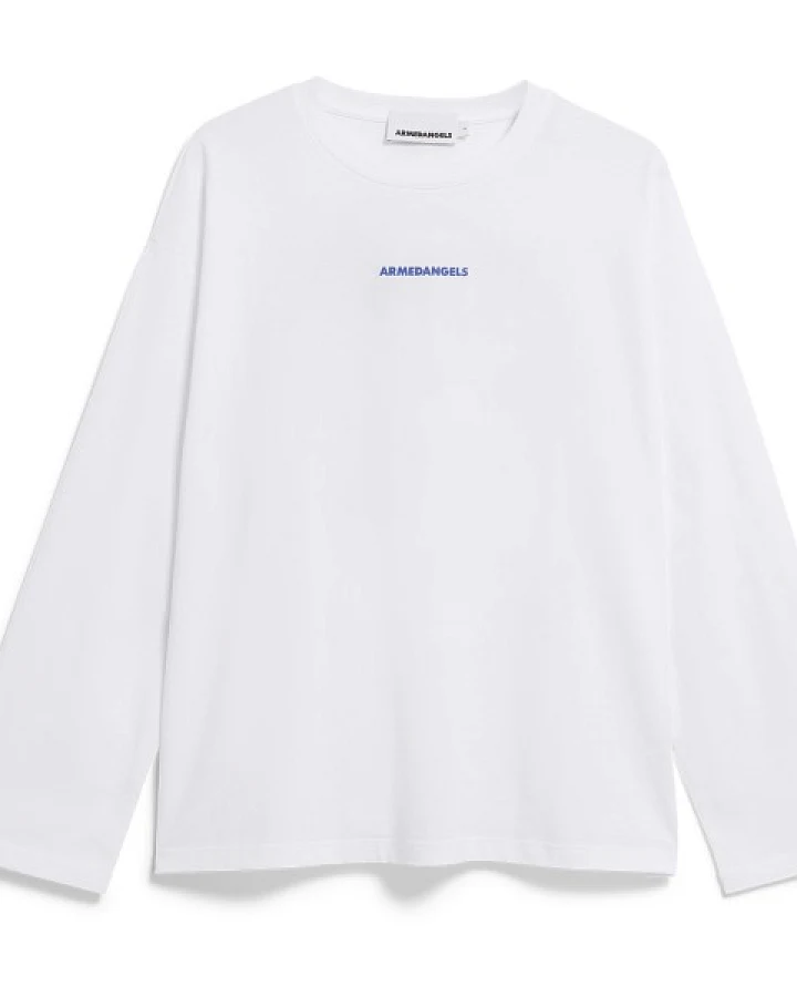 ARMEDANGELS - Women's Fietaa Smile - Longsleeve Gr L weiß
