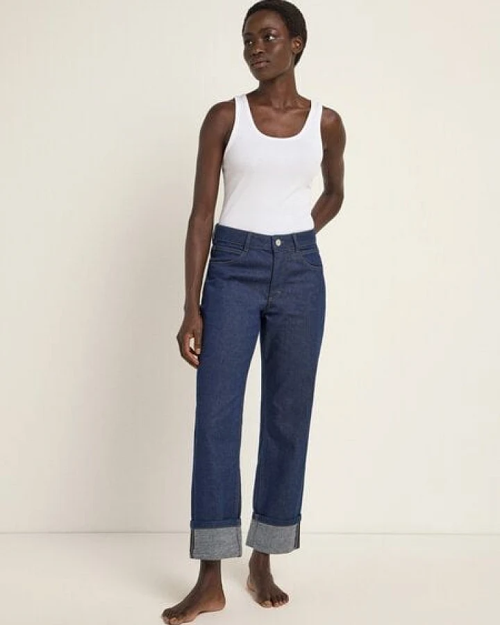 LANIUS Jeans mit Aufschlag (GOTS) aus Bio-Baumwolle