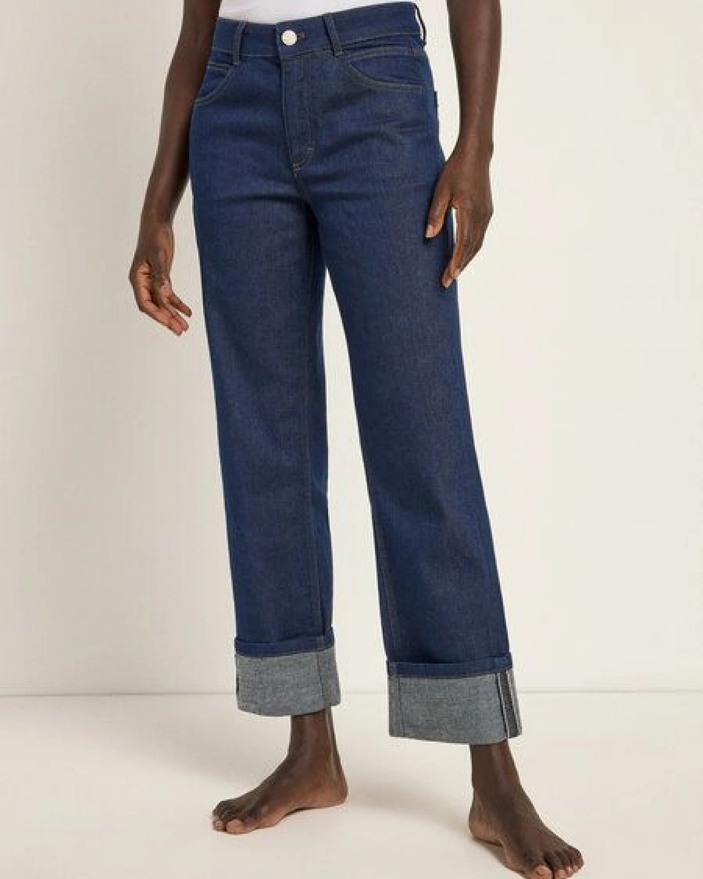 LANIUS Jeans mit Aufschlag (GOTS) aus Bio-Baumwolle – Ansicht 2