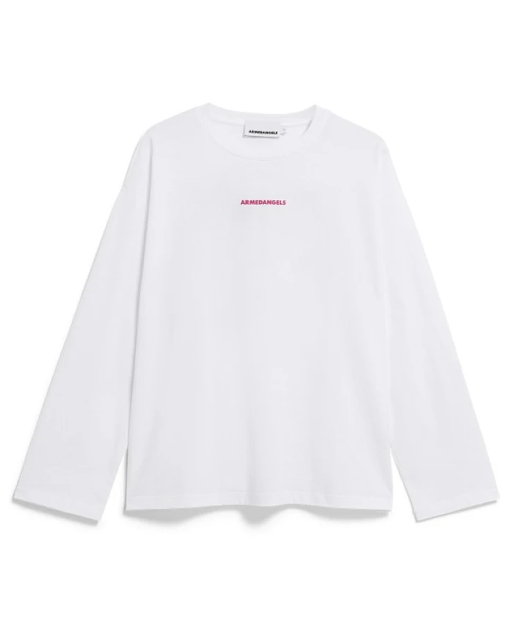 ARMEDANGELS - Women's Fietaa Smile - Longsleeve Gr L weiß