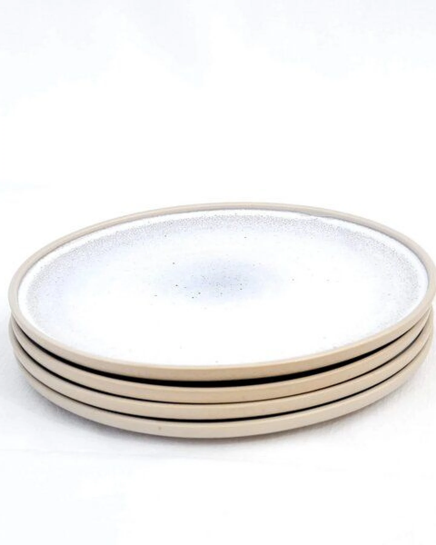 EDDA stoneware Komplett Set Aalina in Beige und Weiß aus Steingut (handgemacht) – Ansicht 4