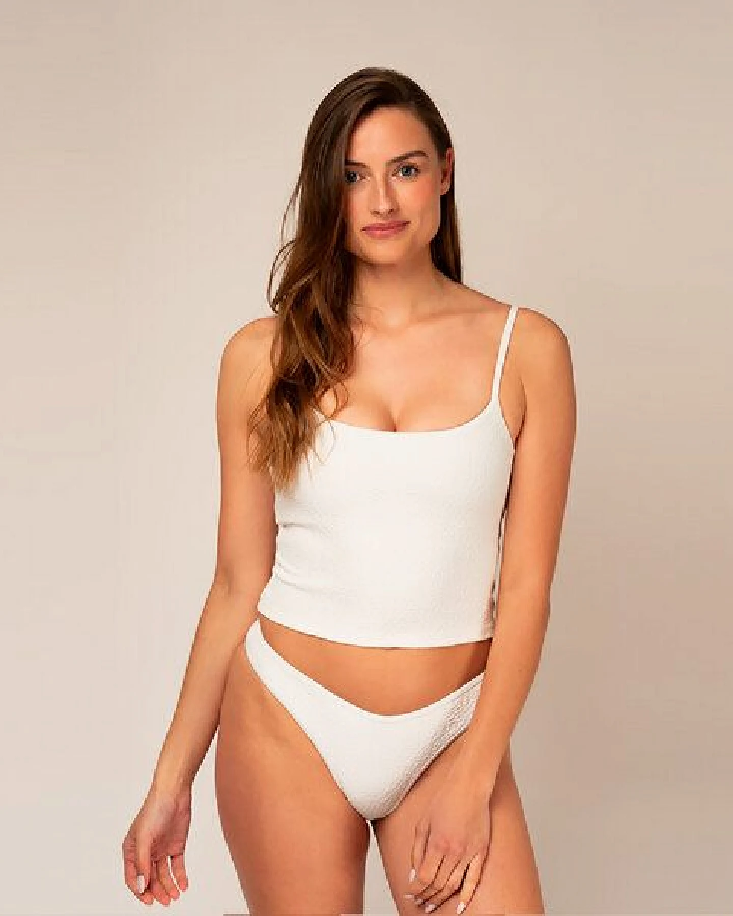 Woodlike Ocean Evolve Long Top - white / rose brown / lila – Ansicht 2