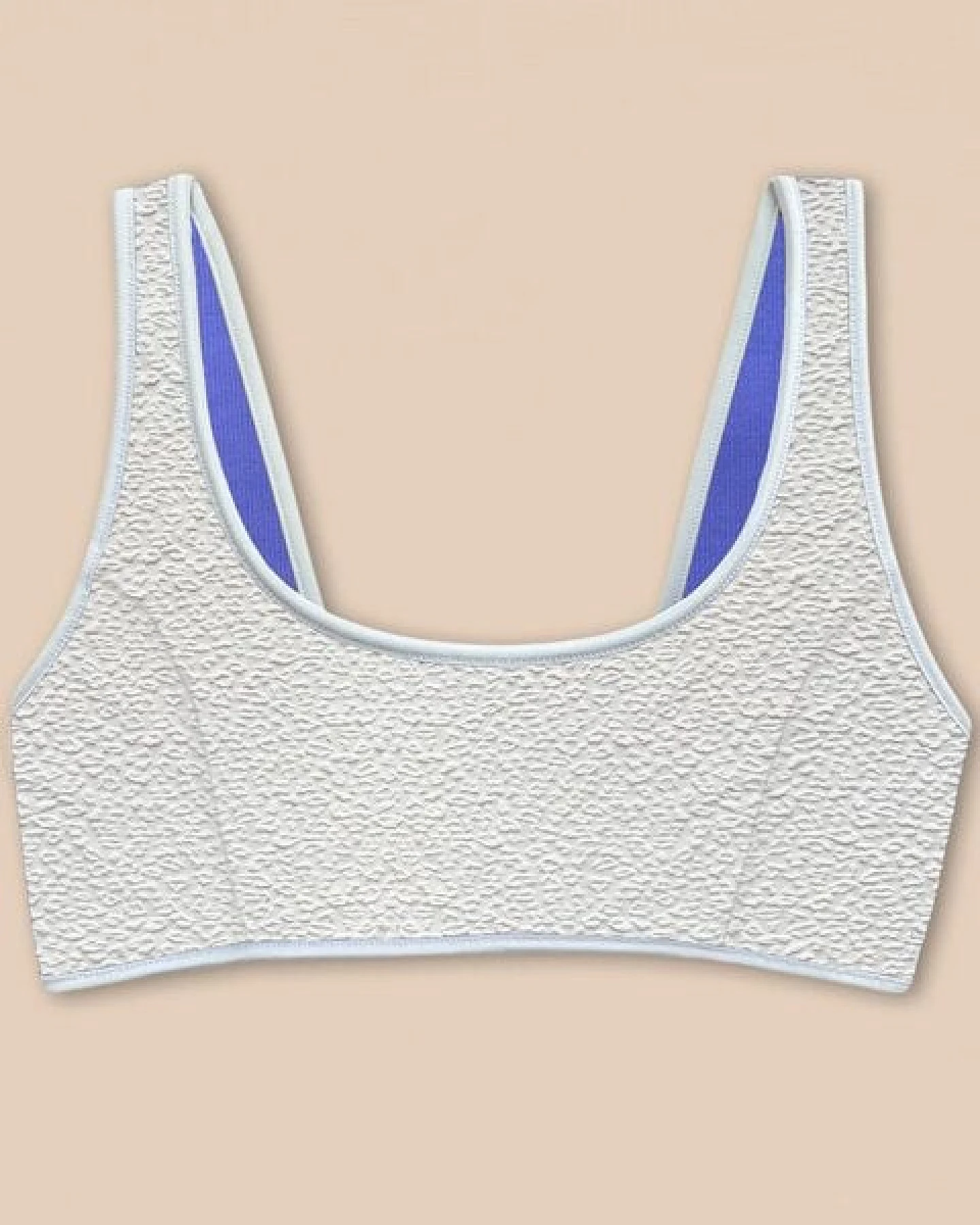 Woodlike Ocean Allie Bikini Top - wendebar white / rose brown / lila – Ansicht 4