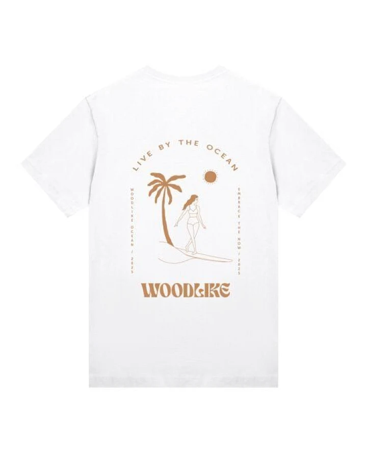 Woodlike Ocean Regular T-Shirt - Live by the ocean