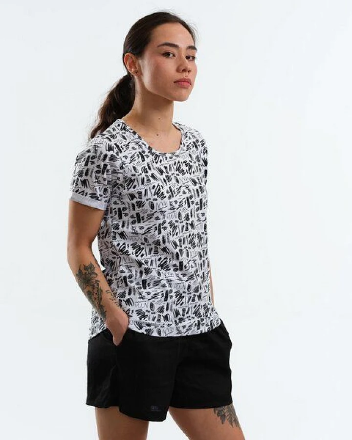 GARY MASH Shirt Ella Scribble aus Biobaumwolle