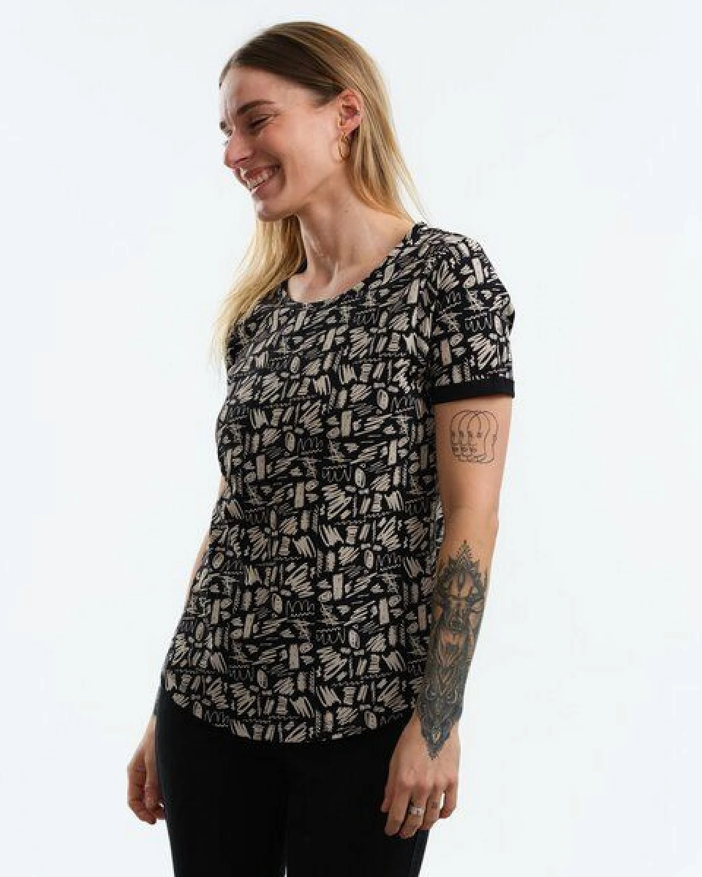 GARY MASH Shirt Ella Scribble aus Biobaumwolle – Ansicht 4