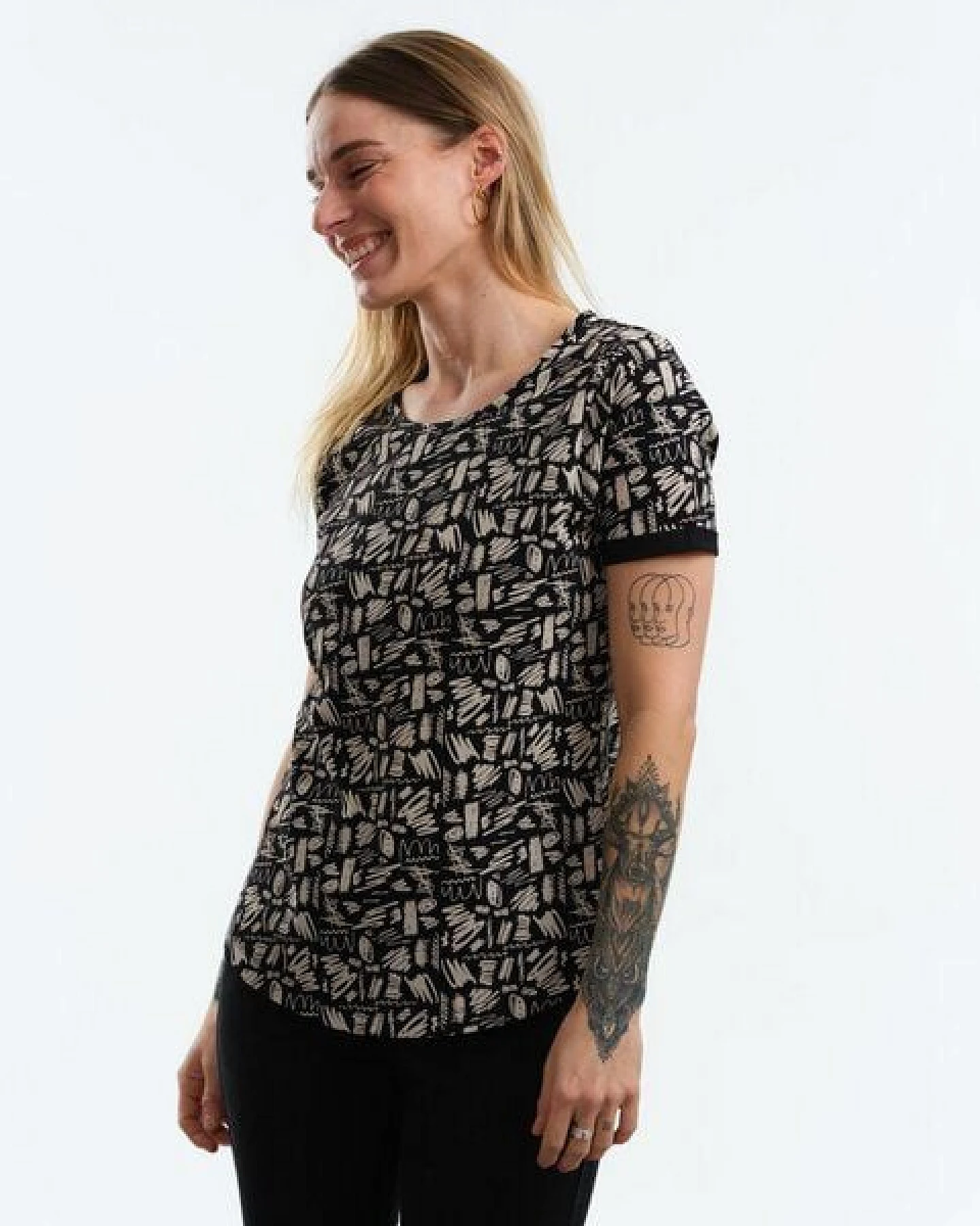 GARY MASH Shirt Ella Scribble aus Biobaumwolle – Ansicht 4